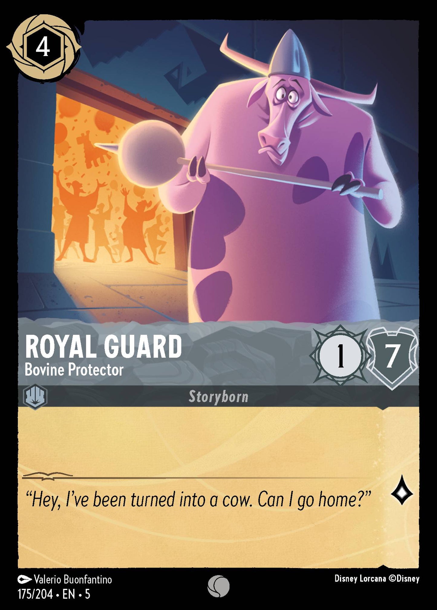 Royal Guard - Bovine Protector - Common Lorcana Card