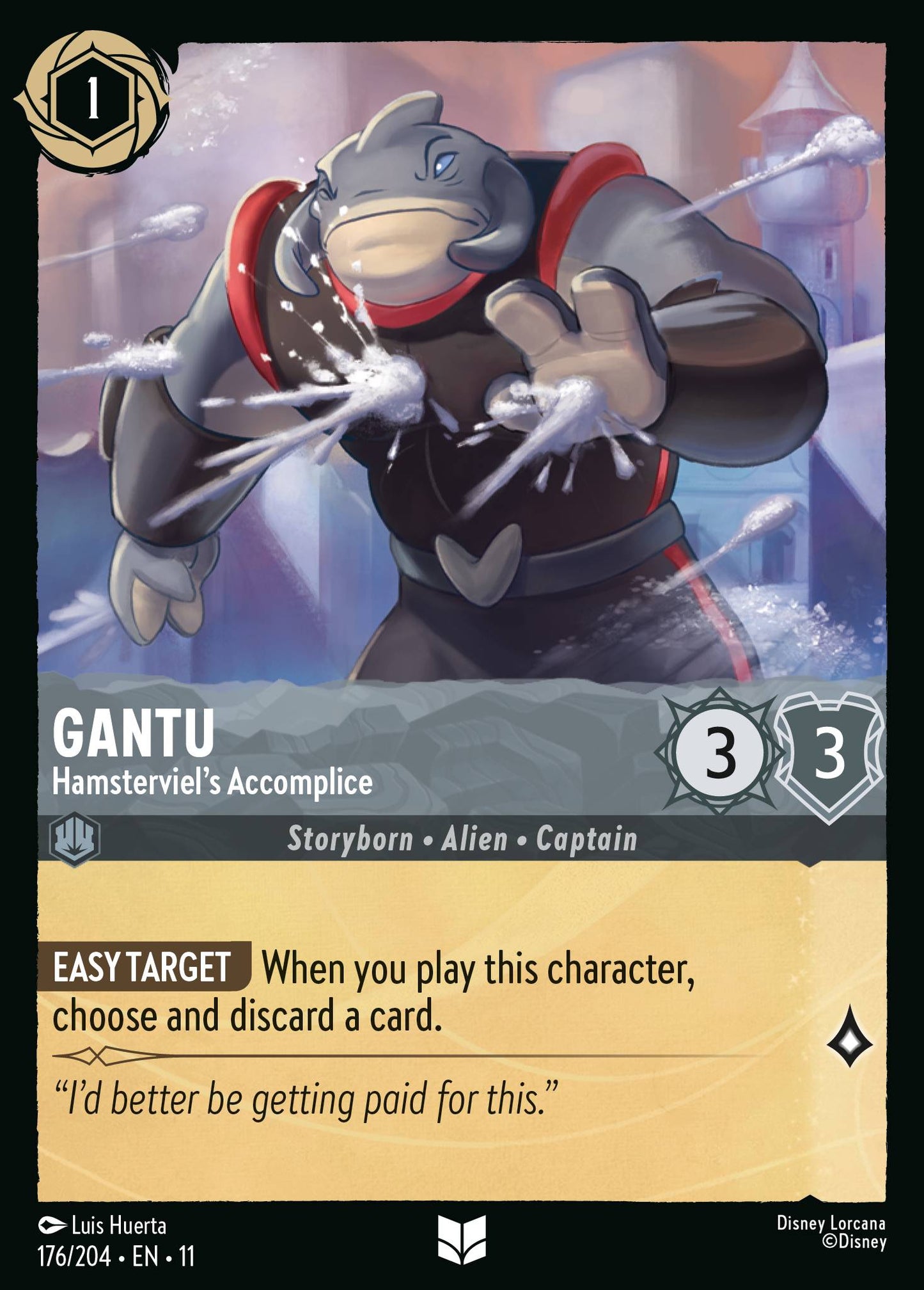 Gantu - Hamsterviel's Accomplice - Uncommon Lorcana Card