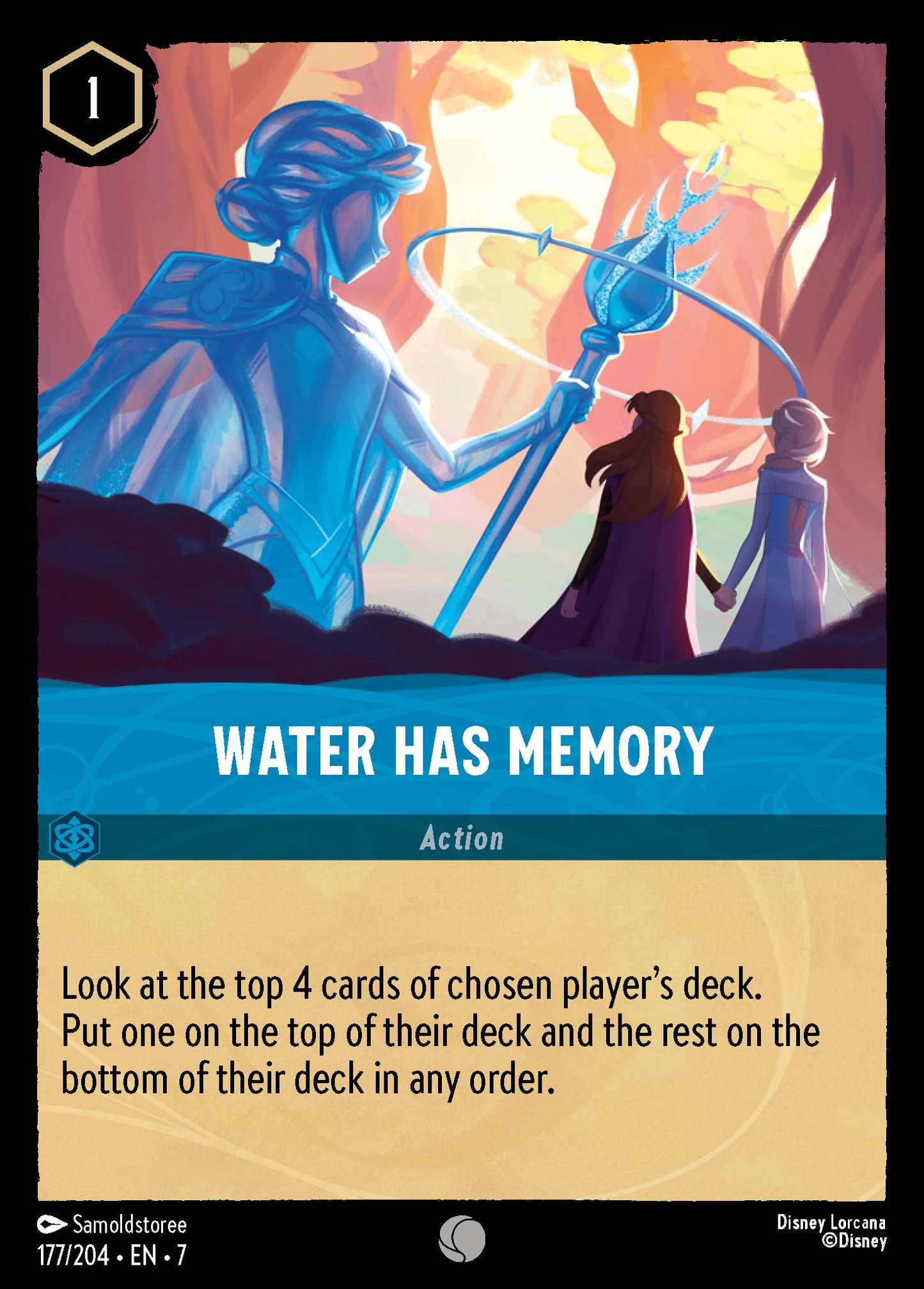 Water Has Memory - Common Lorcana Card