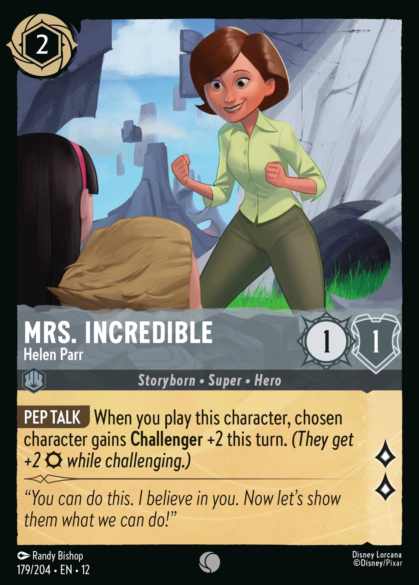 Mrs. Incredible - Helen Parr - Common Lorcana Card