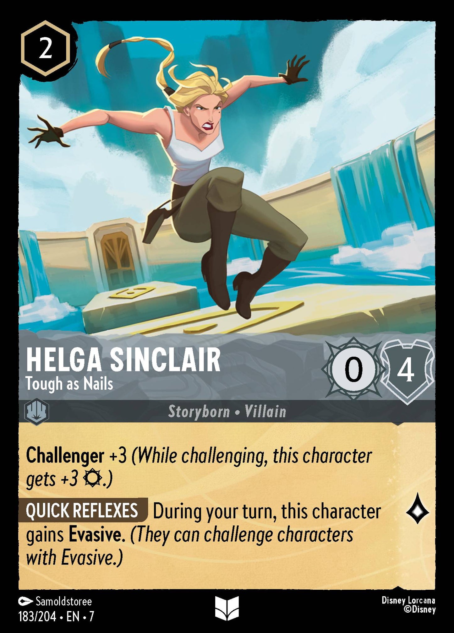 Helga Sinclair - Tough as Nails - Uncommon Lorcana Card
