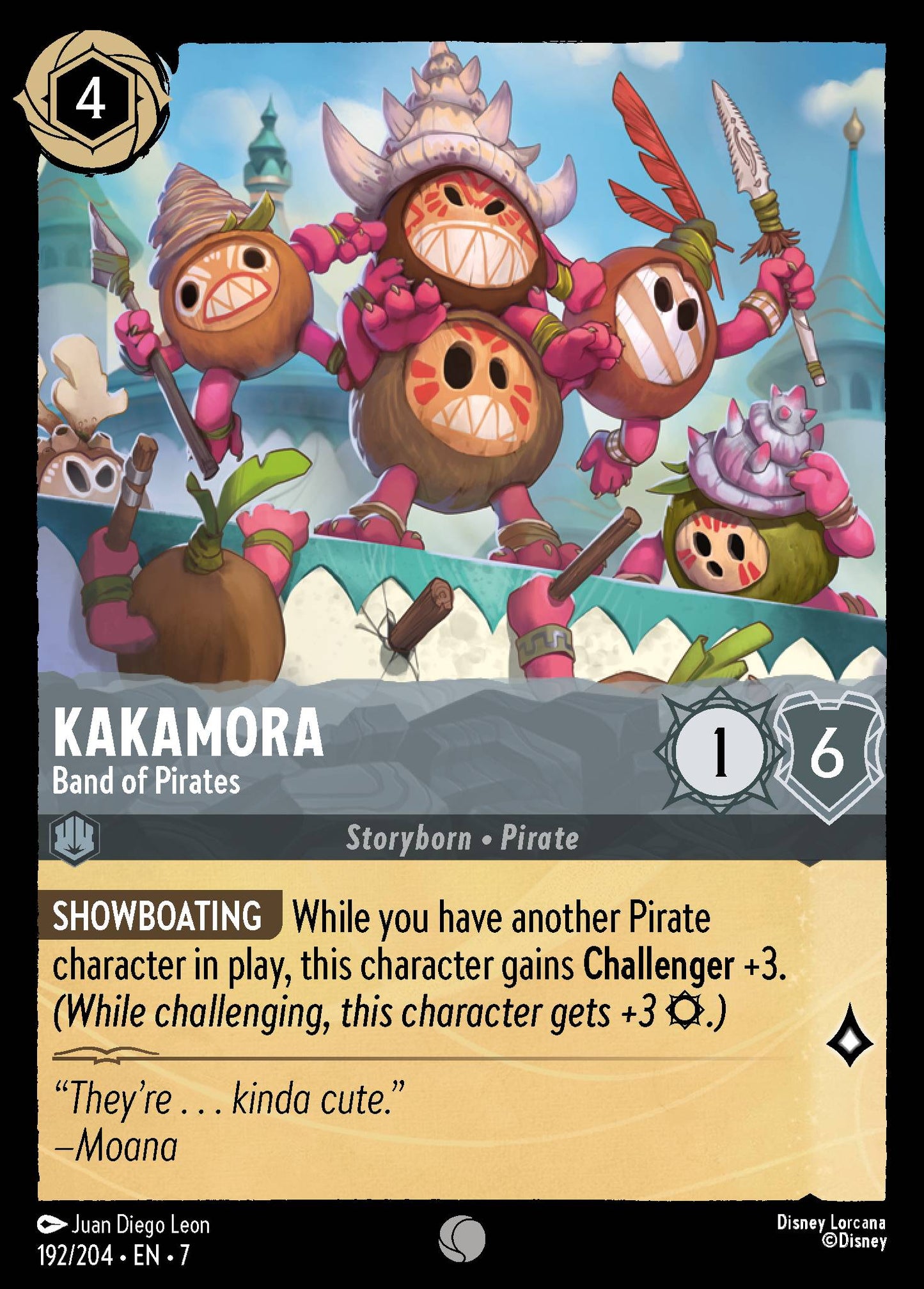Kakamora - Band of Pirates - Common Lorcana Card