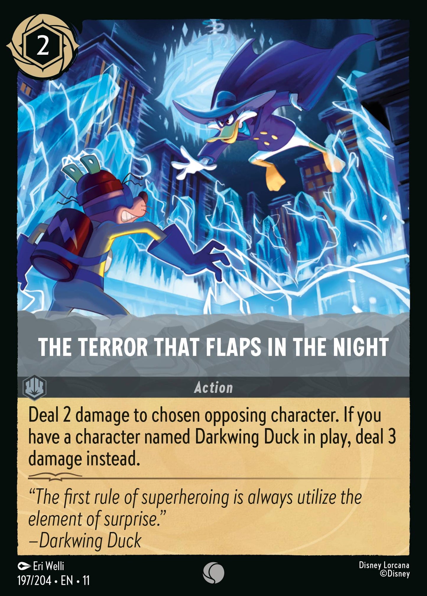 The Terror That Flaps in the Night - Common Lorcana Card