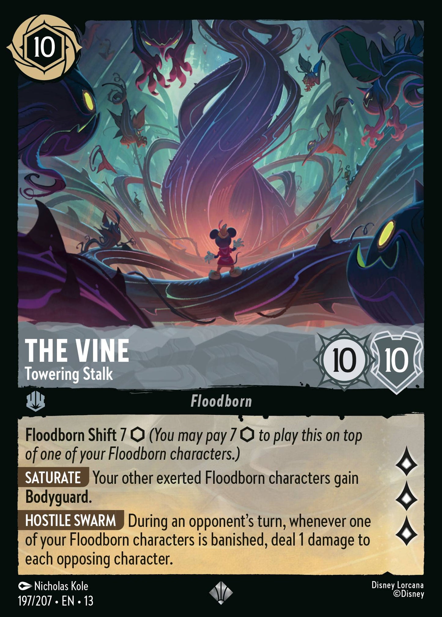 The Vine - Towering Stalk - Super Rare Lorcana Card