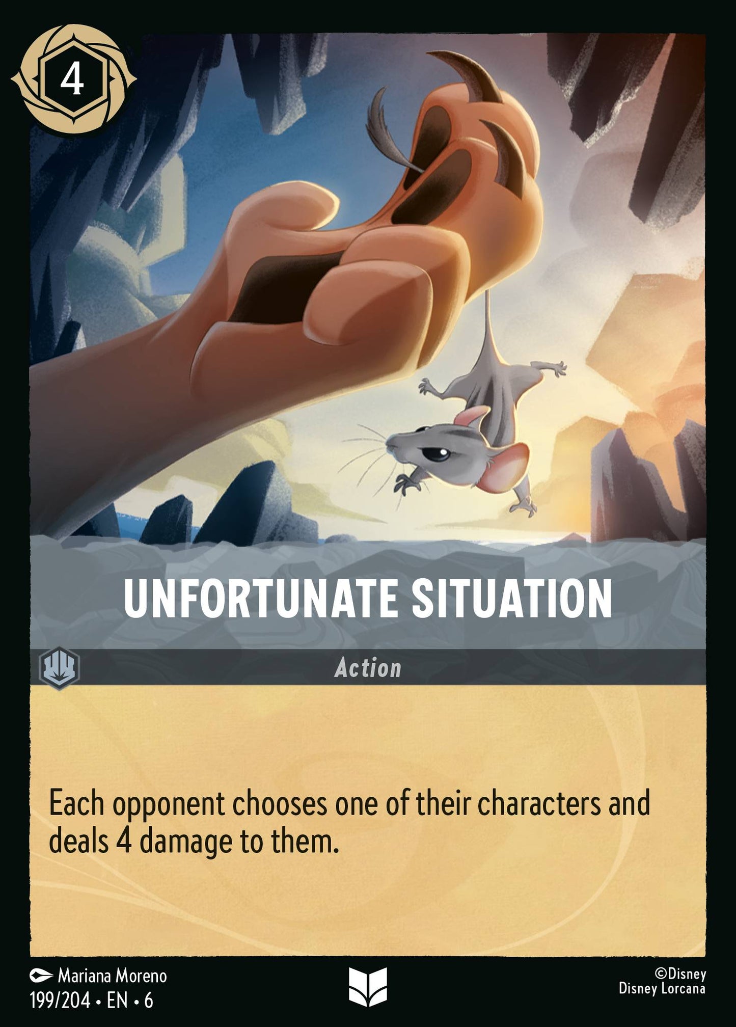 Unfortunate Situation - Uncommon Lorcana Card