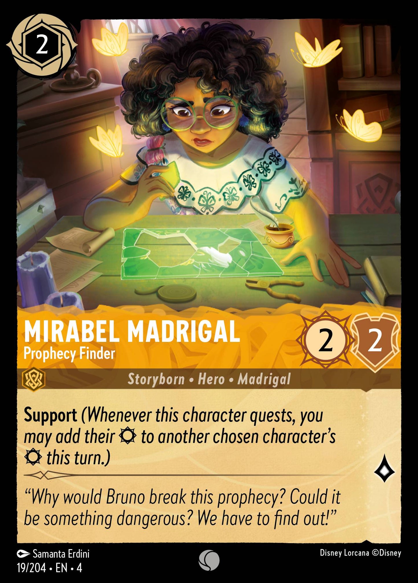 Mirabel Madrigal - Prophecy Finder - Common Lorcana Card