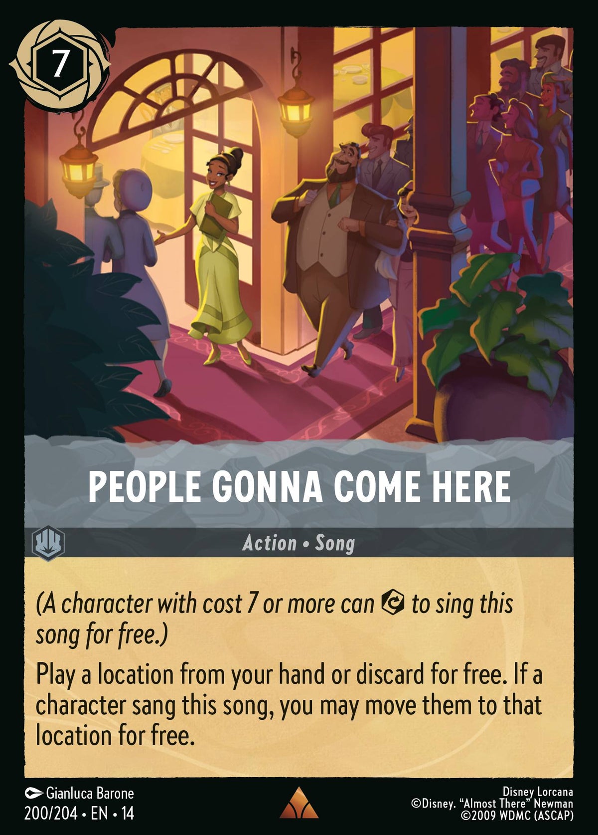 People Gonna Come Here - Rare Lorcana Card