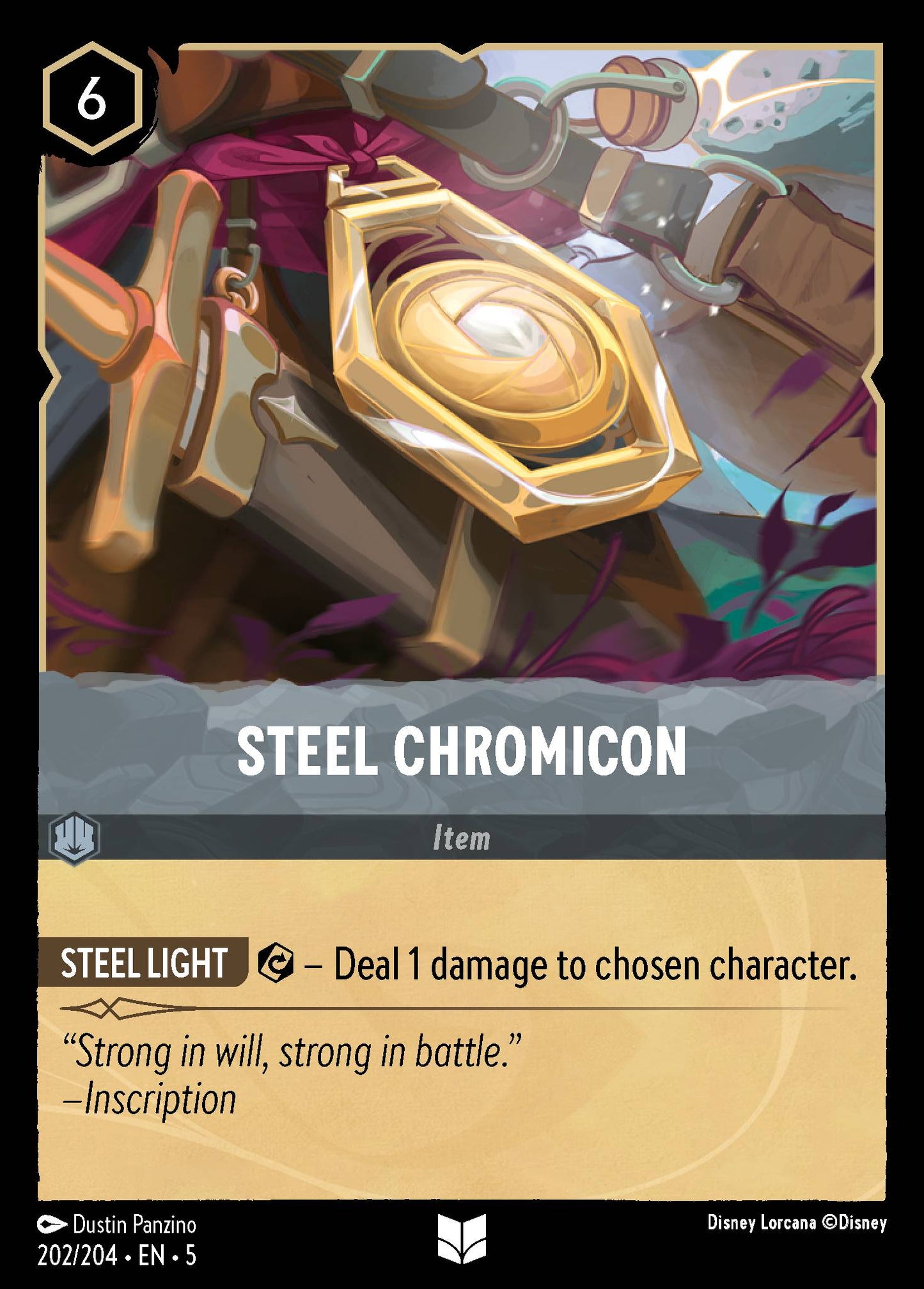 Steel Chromicon - Uncommon Lorcana Card
