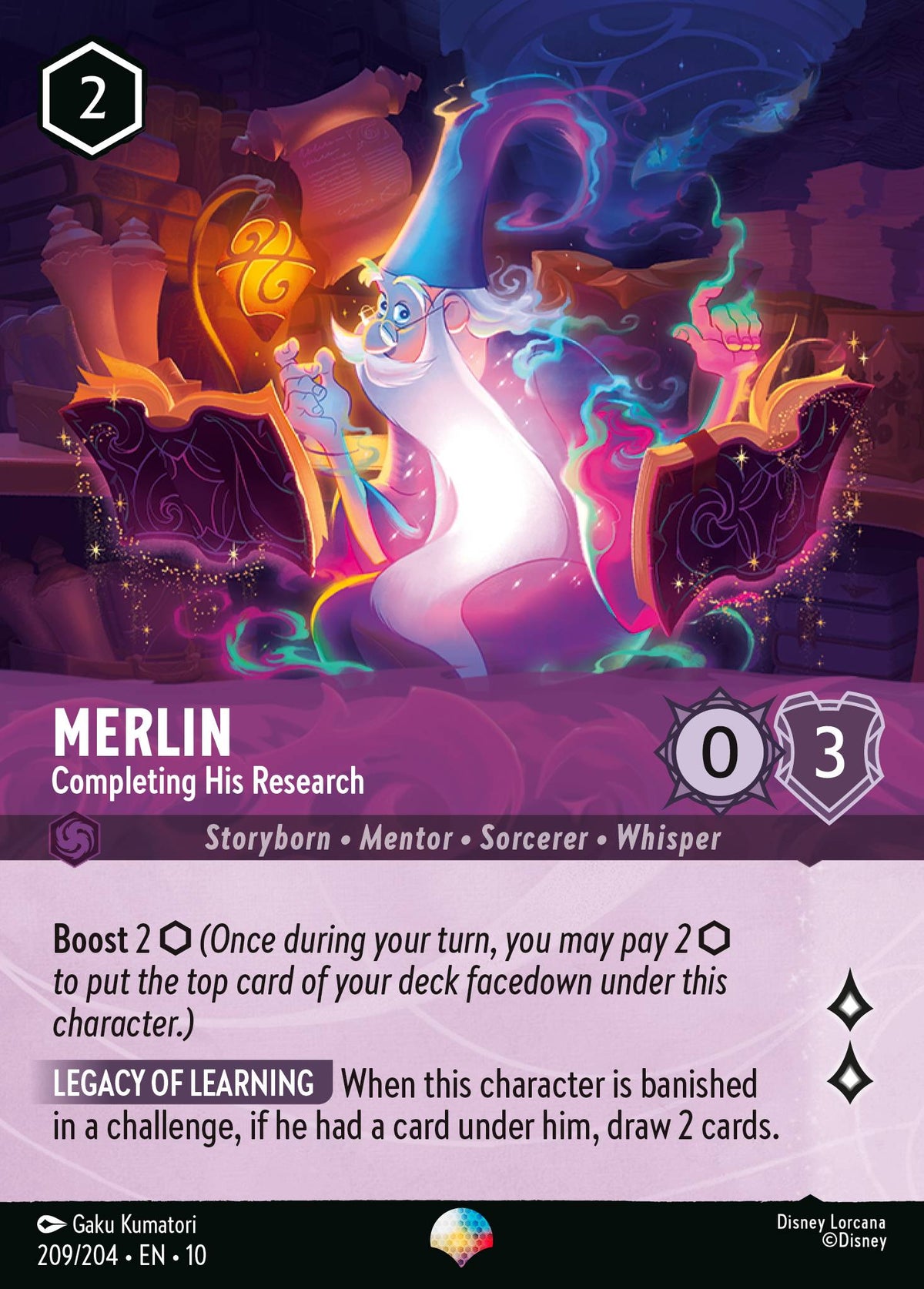 Merlin - Completing His Research - Whispers in the Well - Epic