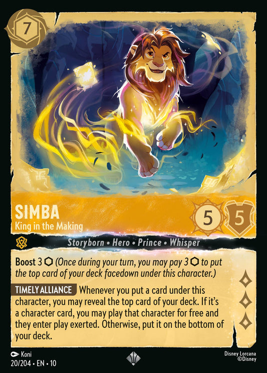 Simba - King in the Making (Super Rare)