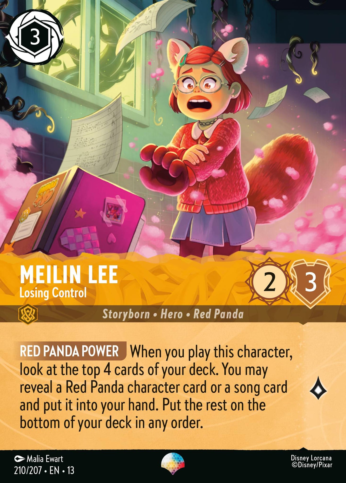 Meilin Lee - Losing Control (Epic) - Disney Lorcana