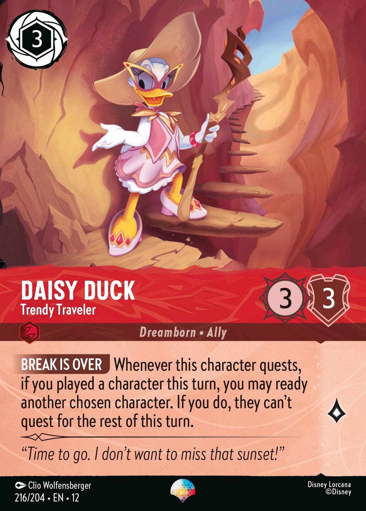 Daisy Duck - Trendy Traveler (Epic) - Disney Lorcana
