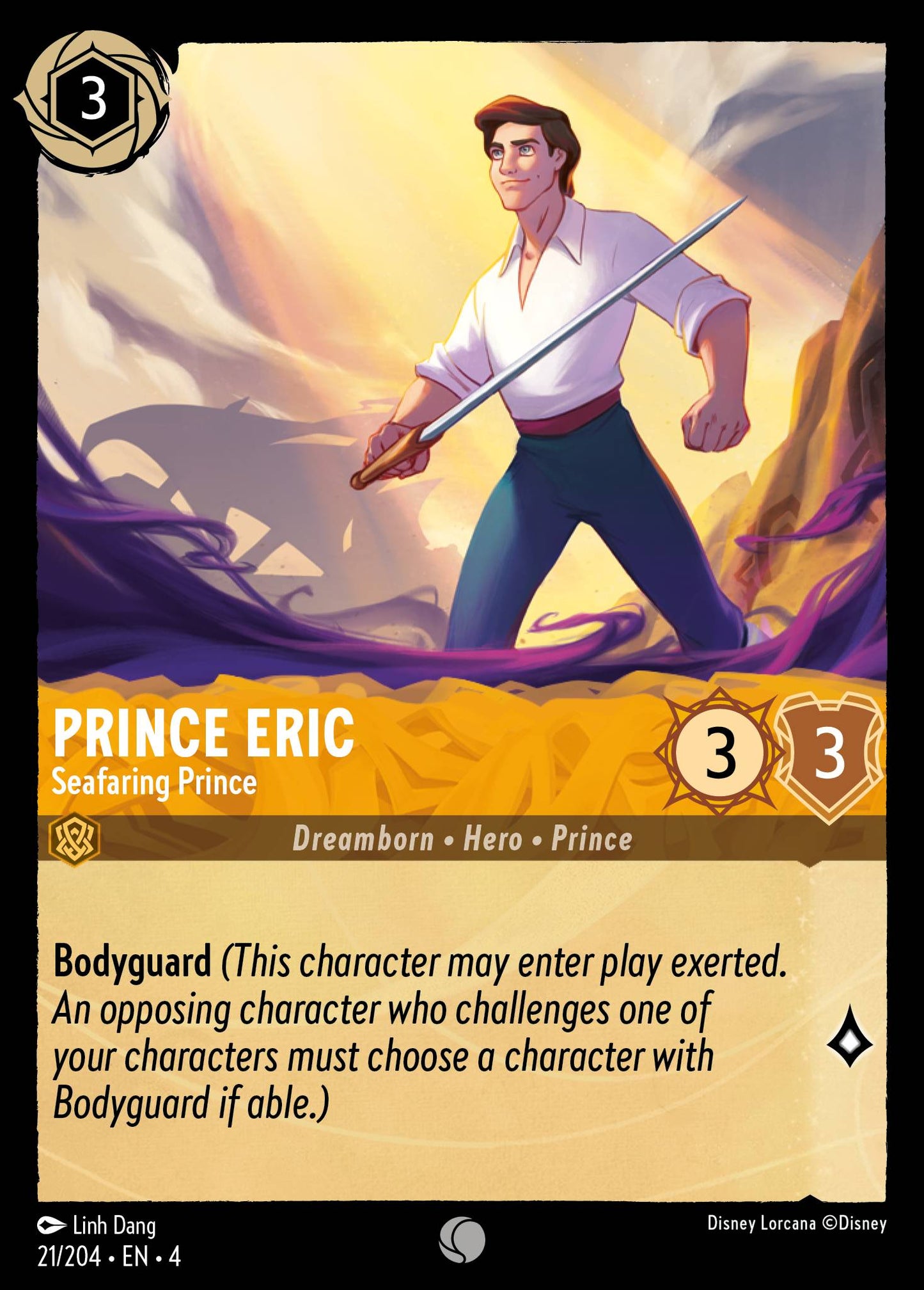 Prince Eric - Seafaring Prince - Common Lorcana Card