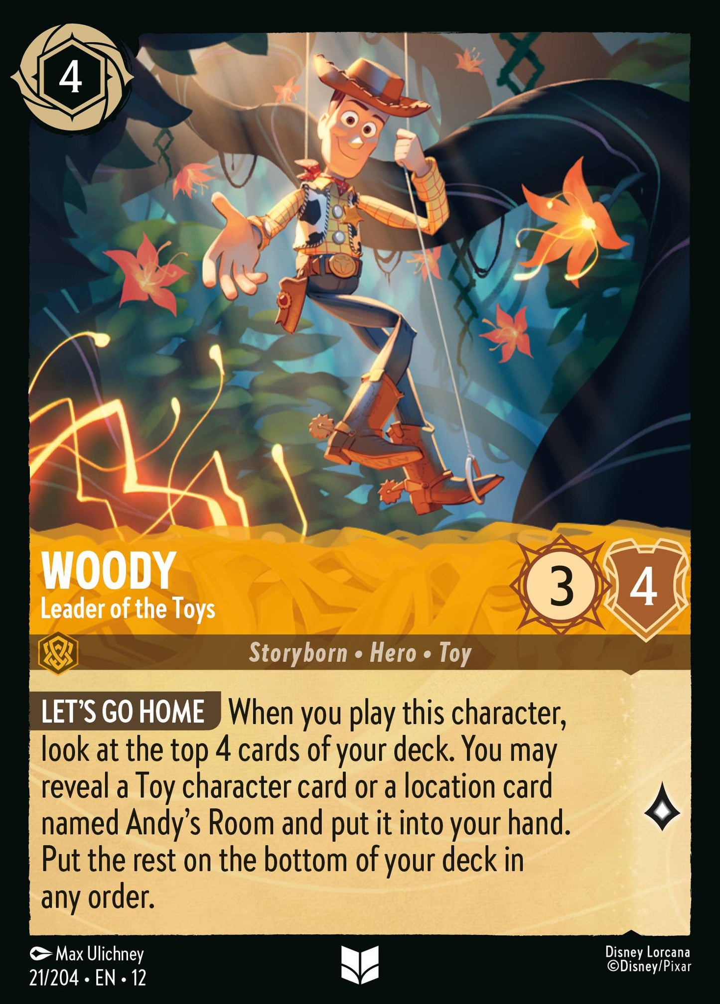 Woody - Leader of the Toys - Disney Lorcana