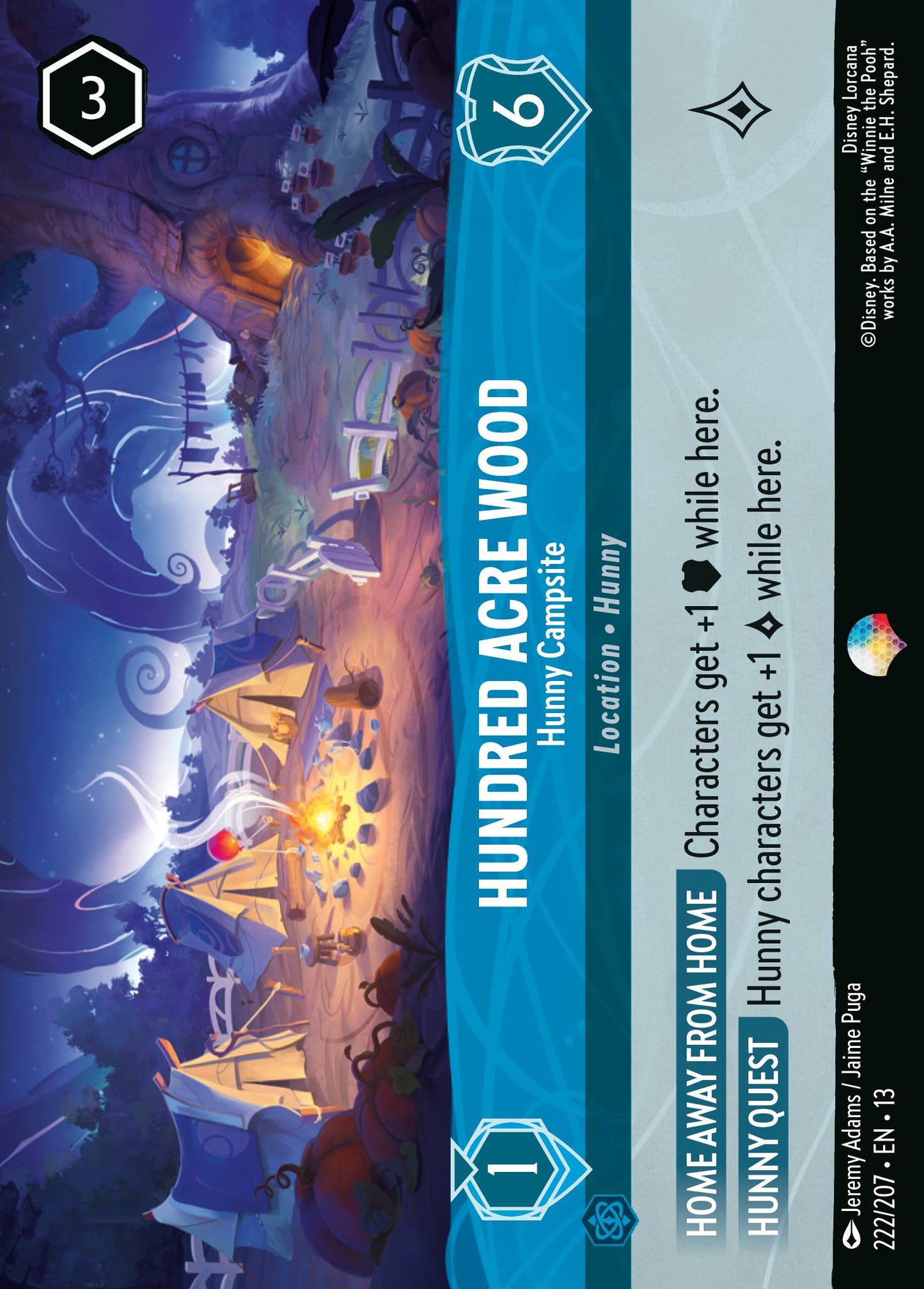 Hundred Acre Wood - Hunny Campsite (Epic) - Disney Lorcana