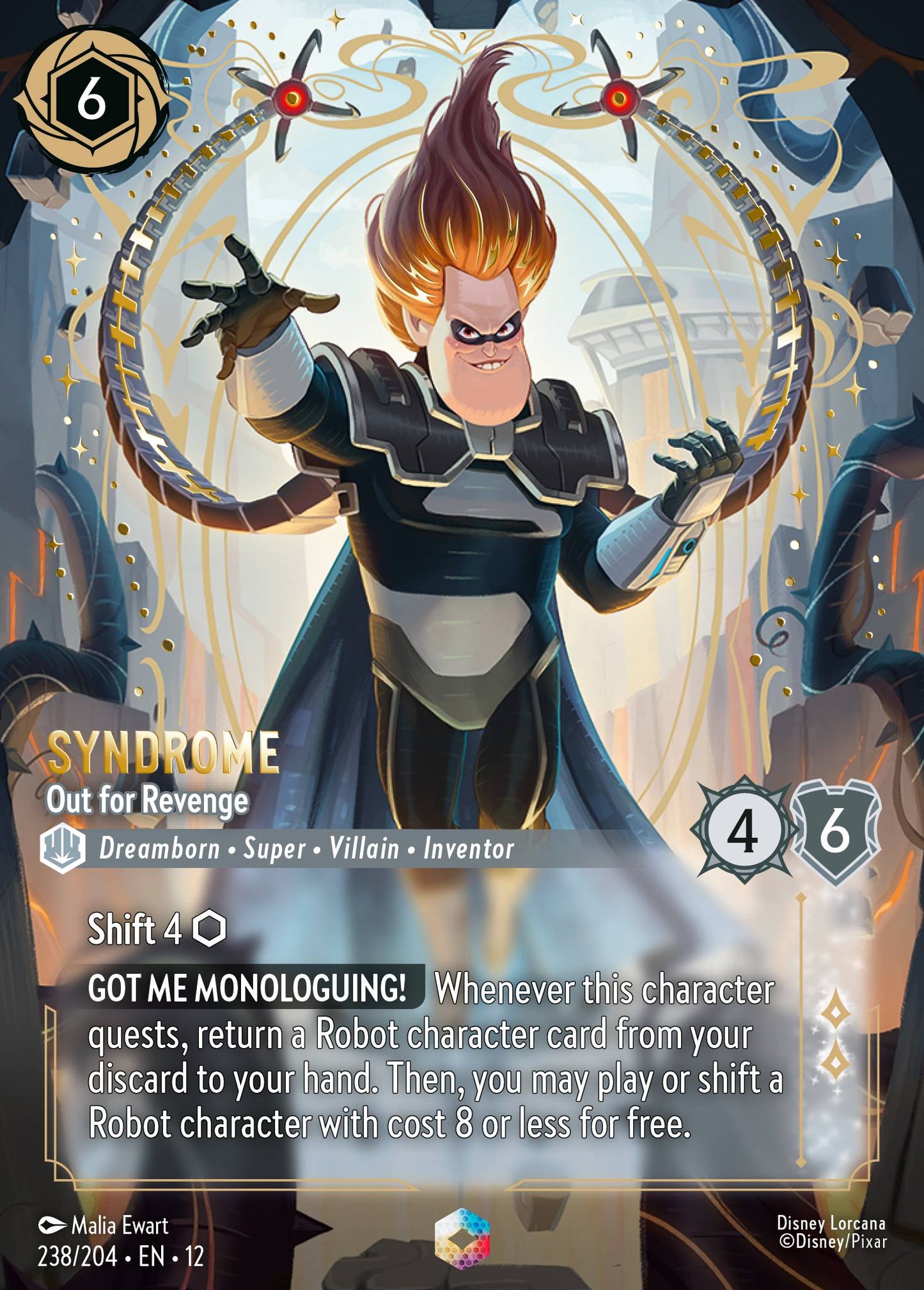 Syndrome - Out for Revenge (Enchanted) - Disney Lorcana