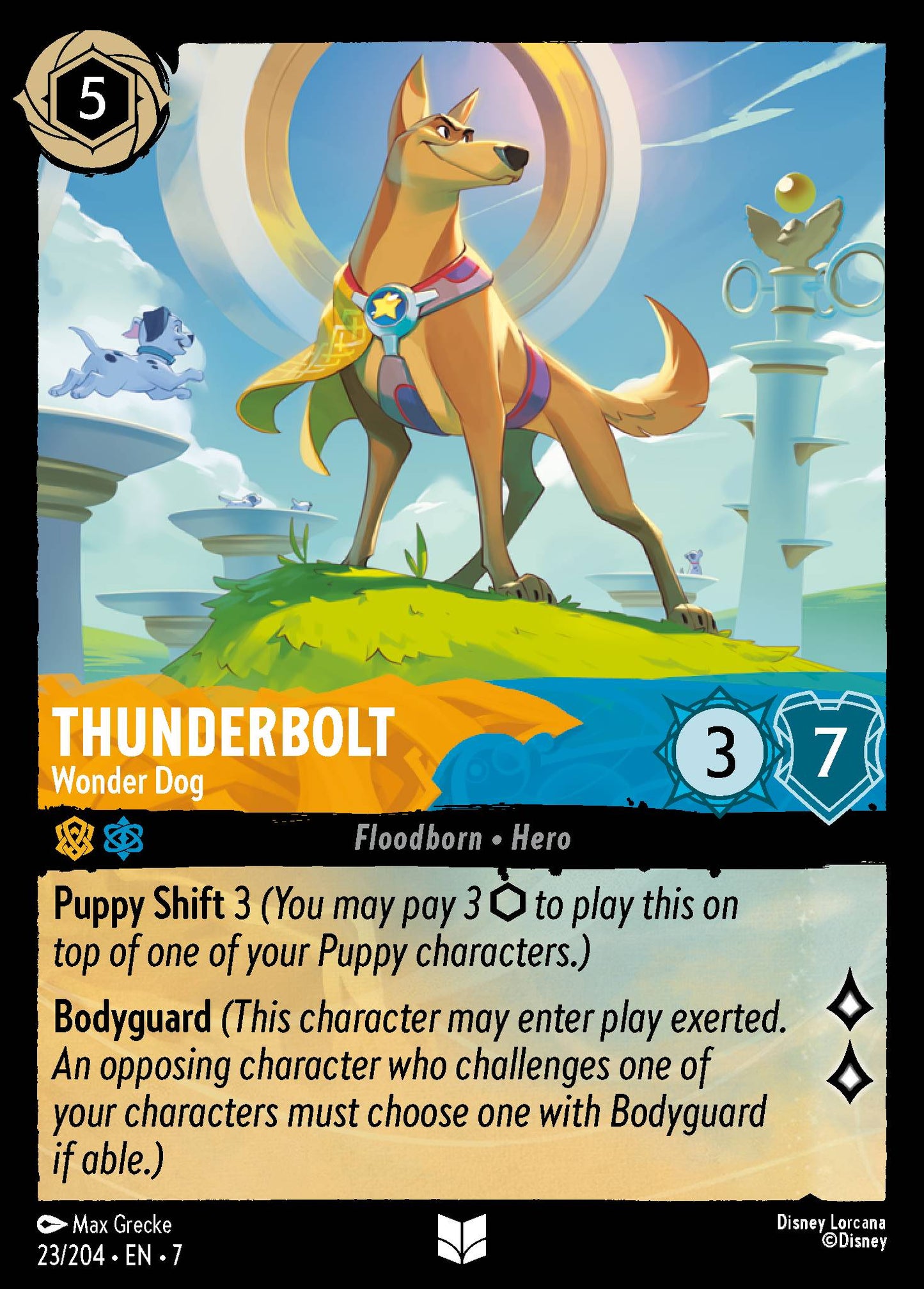 Thunderbolt - Wonder Dog - Uncommon Lorcana Card
