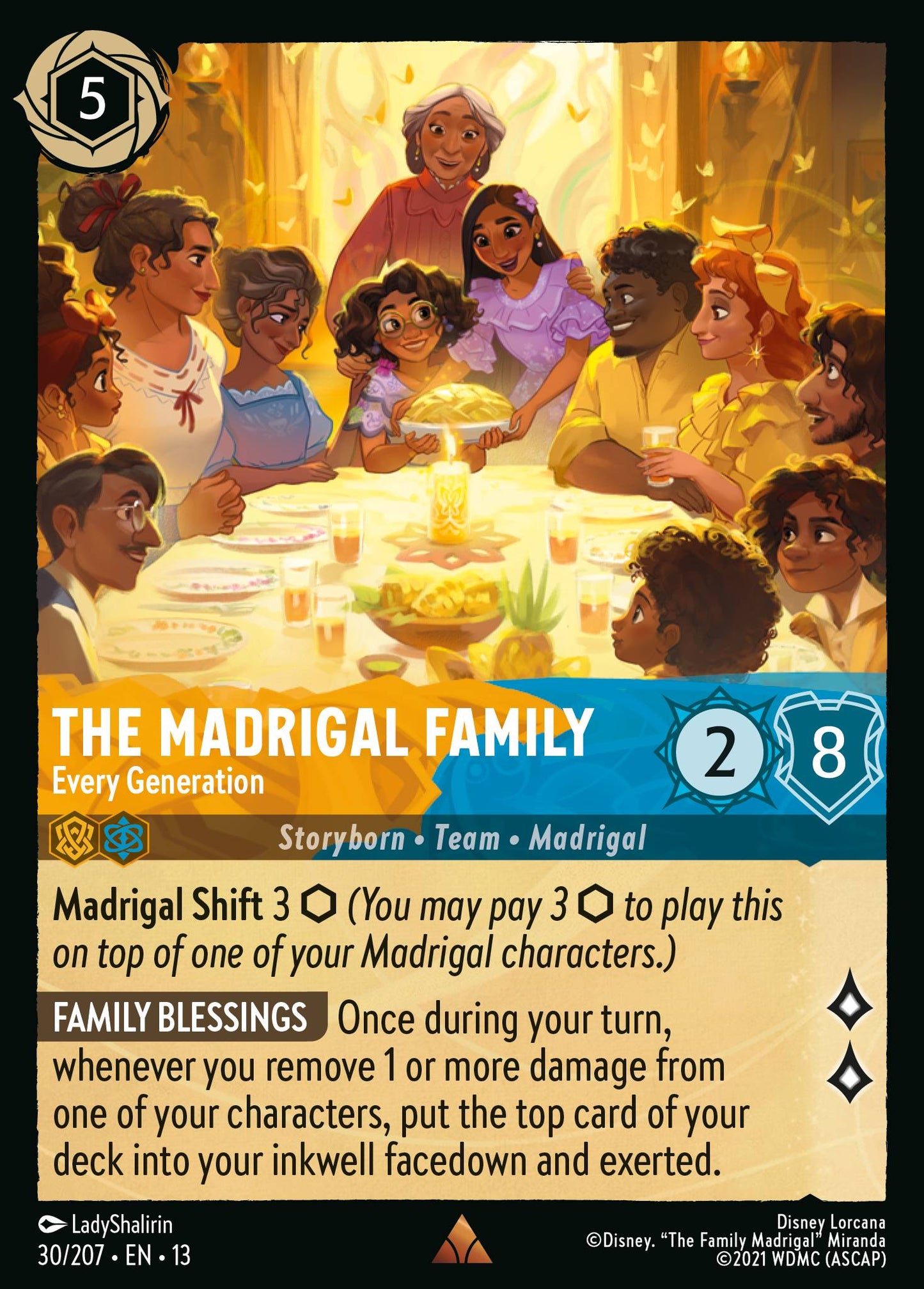The Madrigal Family - Every Generation - Rare Lorcana Card