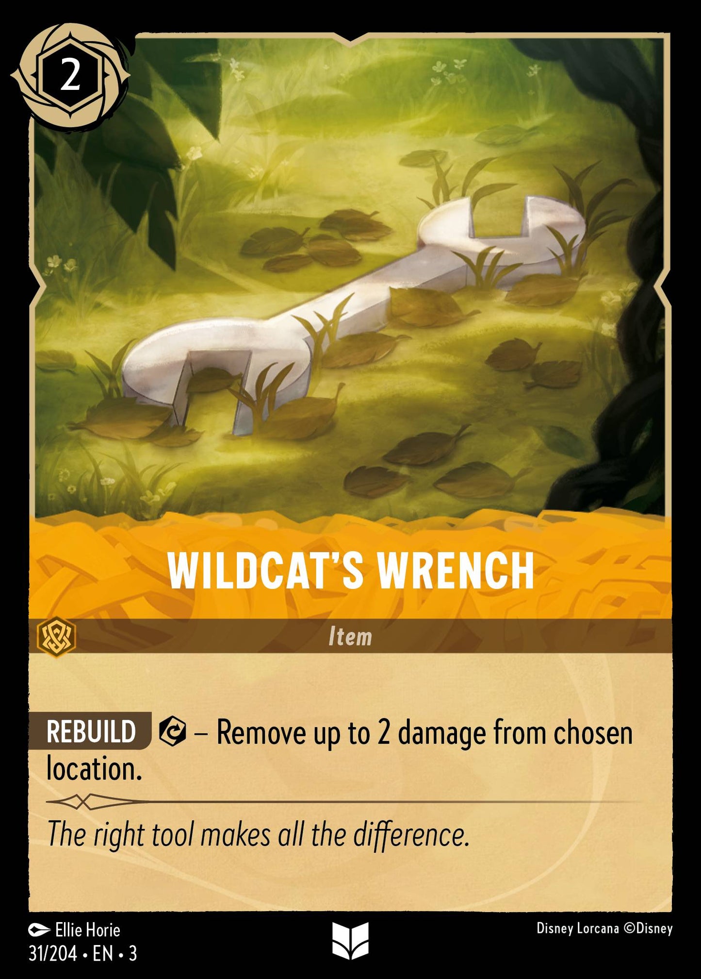 Wildcat's Wrench - Uncommon Lorcana Card
