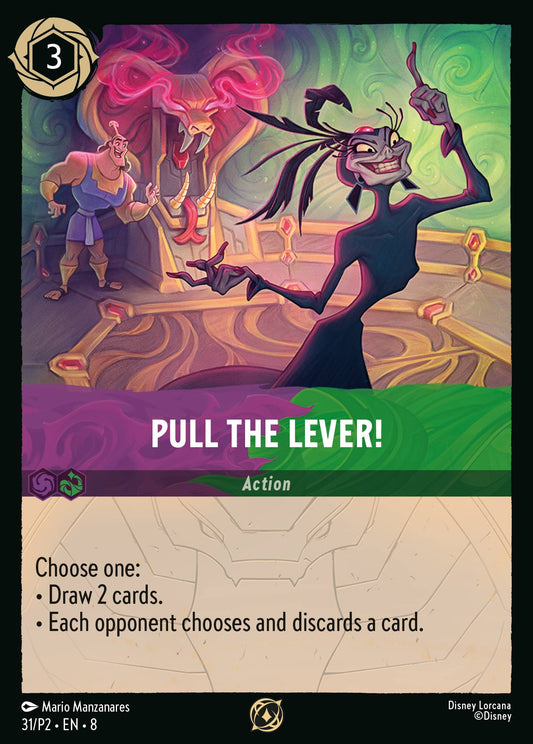 Pull the Lever! - Disney Lorcana Promo Cards - Cold Foil