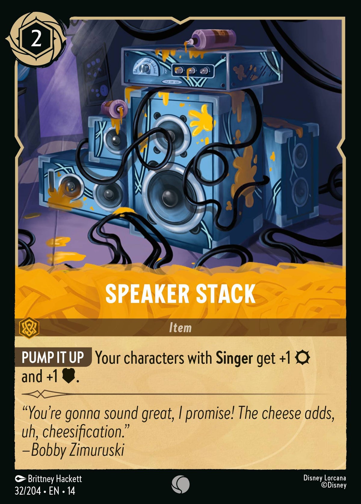 Speaker Stack - Common Lorcana Card