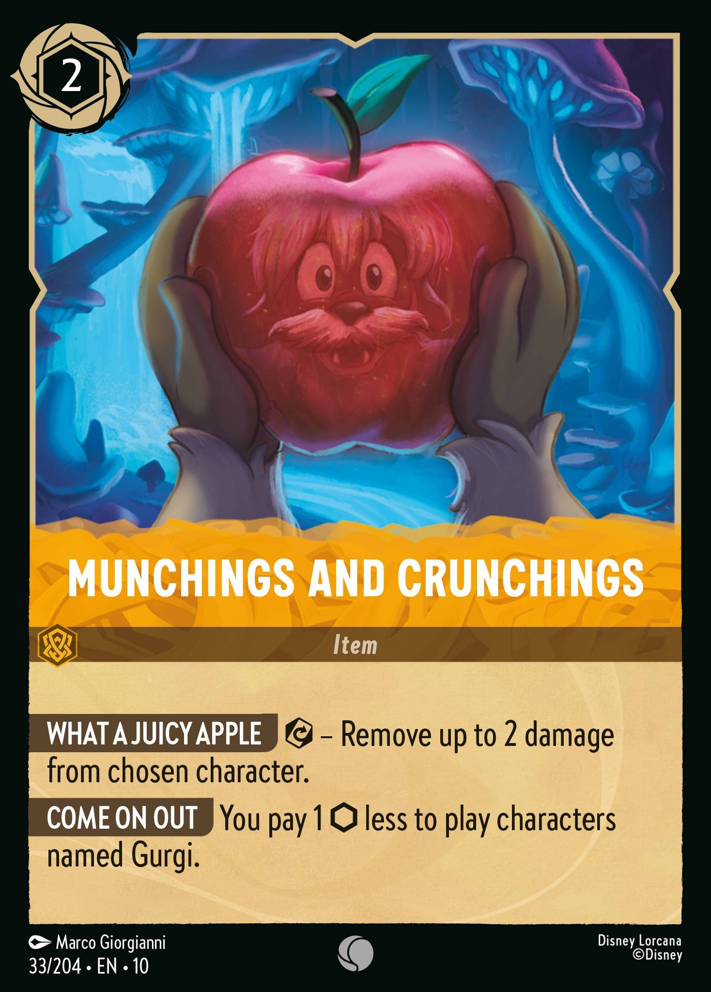 Munchings and Crunchings - Common Lorcana Card