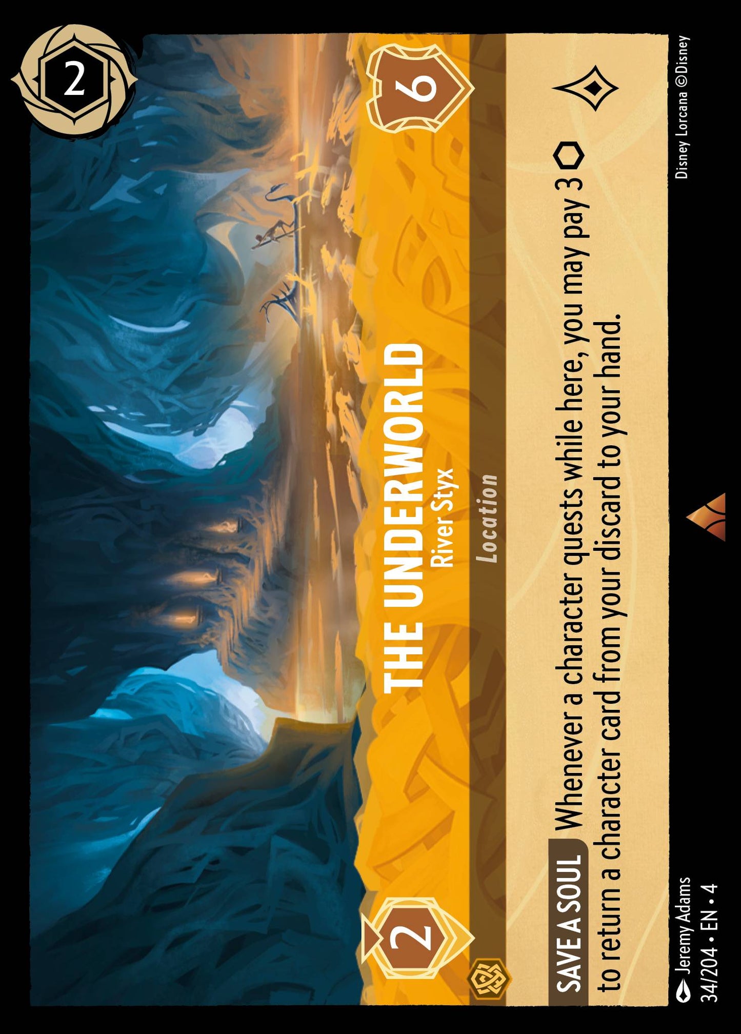 The Underworld - River Styx - Rare Lorcana Card