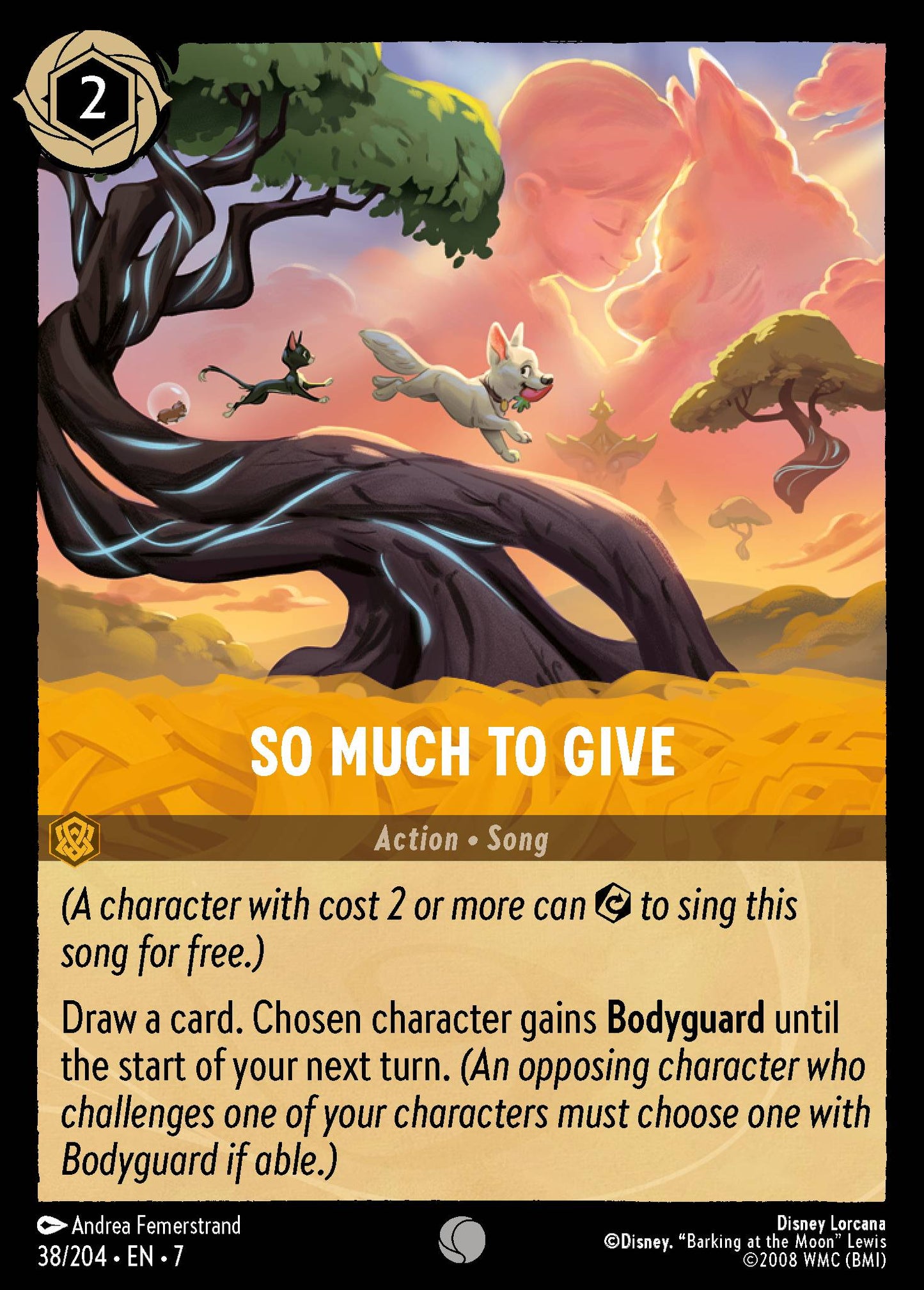 So Much to Give - Common Lorcana Card