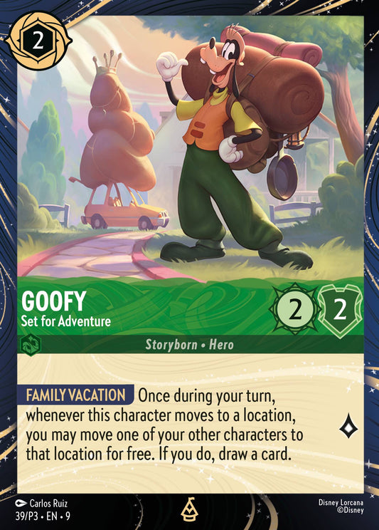 Goofy - Set for Adventure - Disney Lorcana Promo Cards - Holofoil