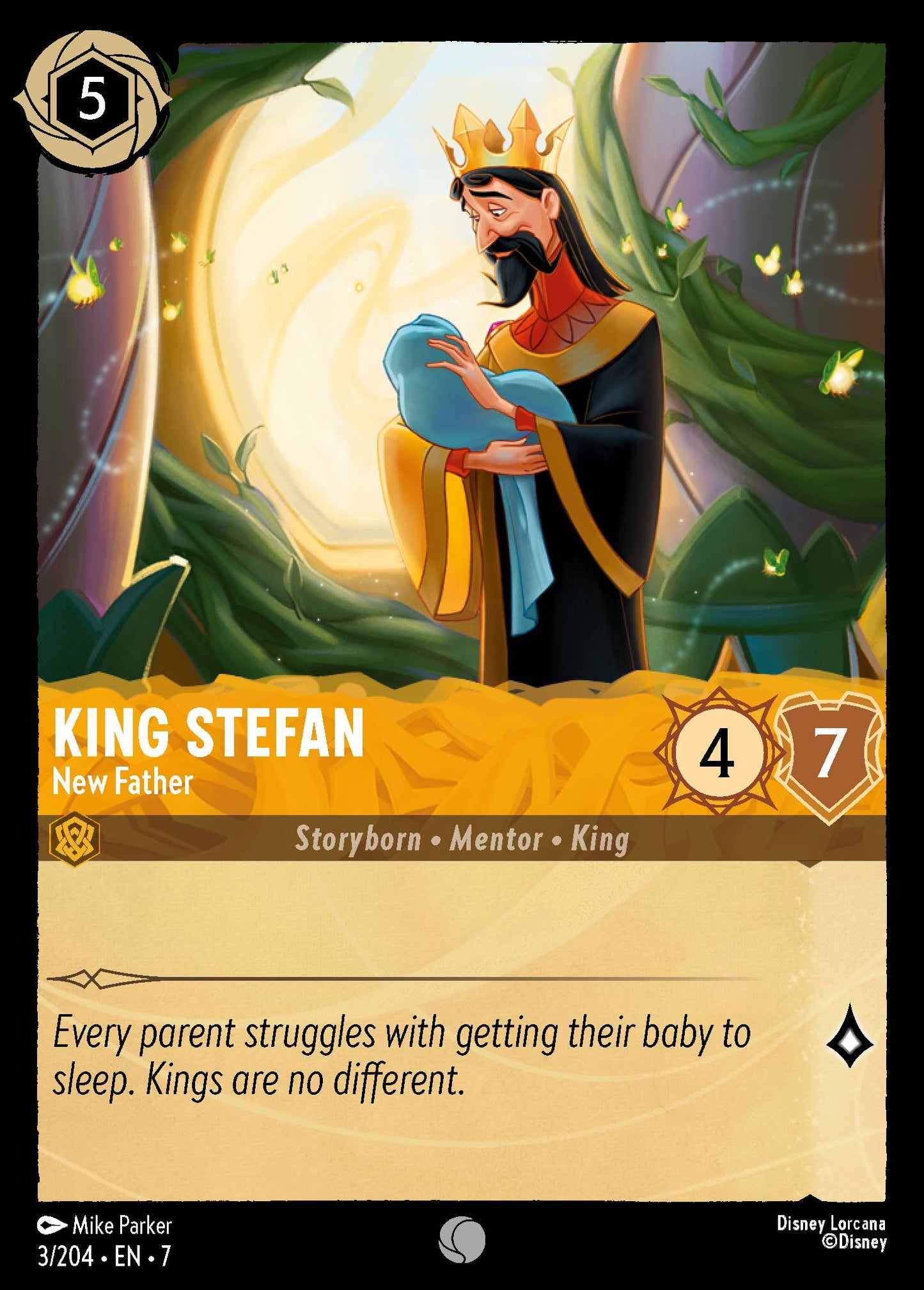 King Stefan - New Father - Common Lorcana Card
