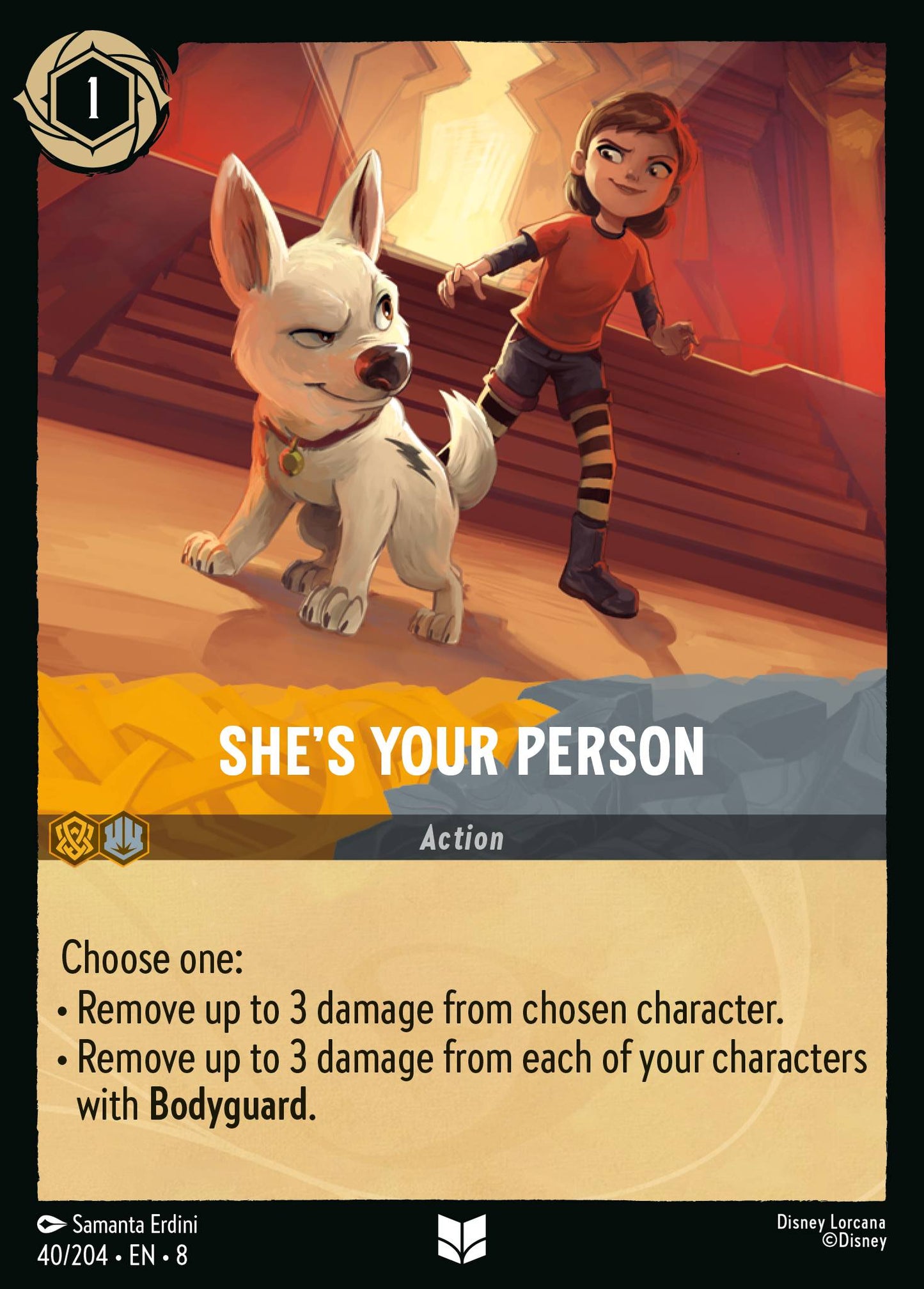 She's Your Person - Uncommon Lorcana Card