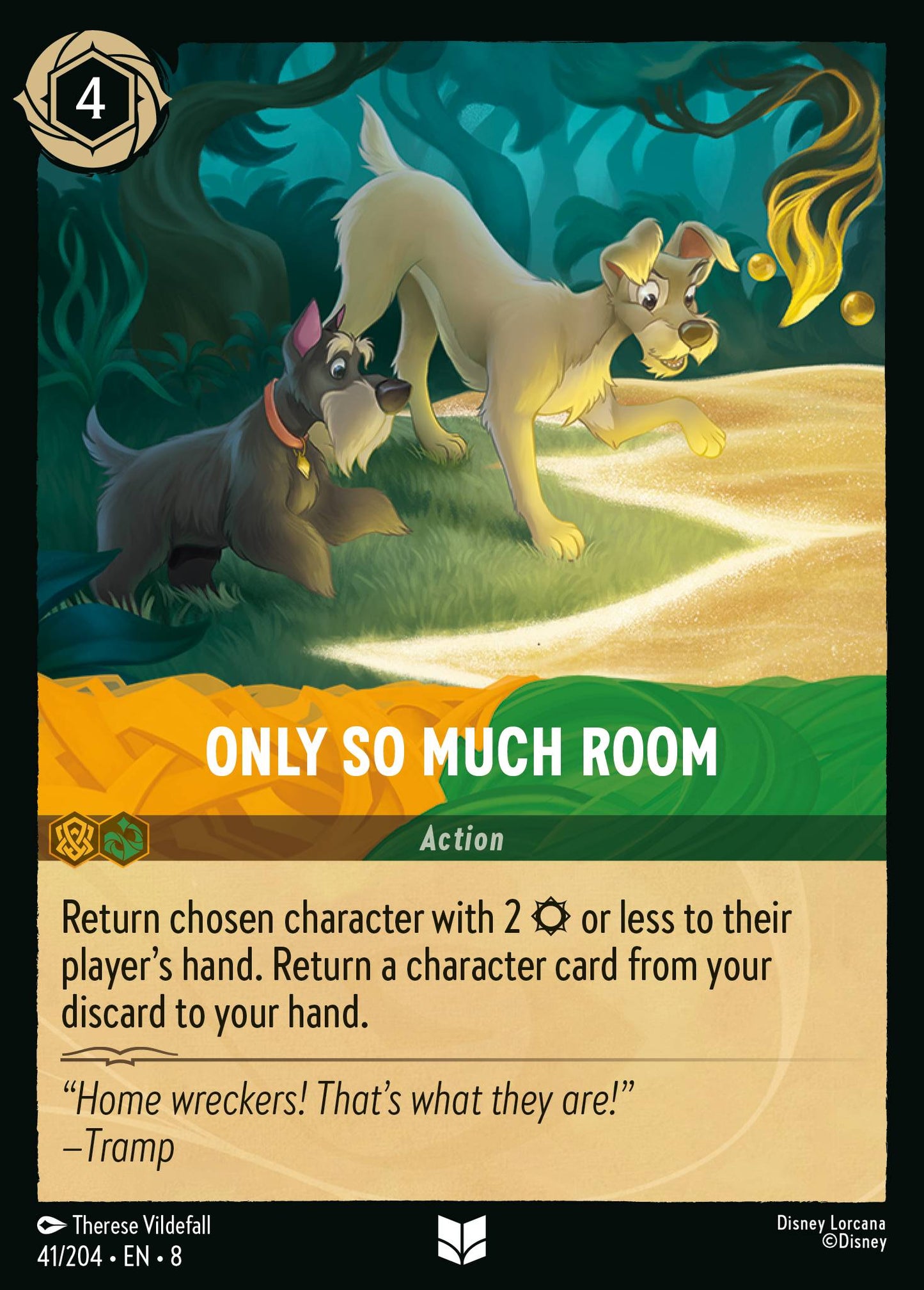 Only So Much Room - Uncommon Lorcana Card