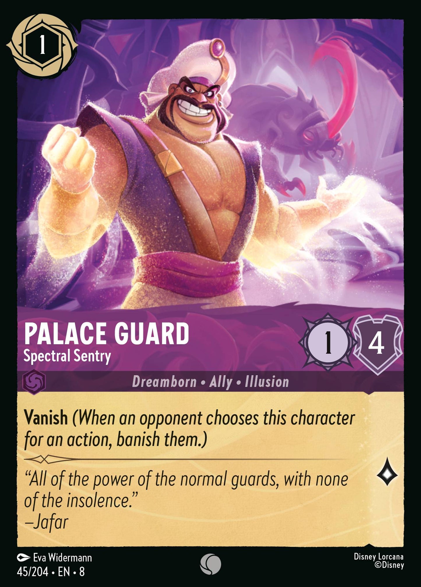 Palace Guard - Spectral Sentry - Common Lorcana Card