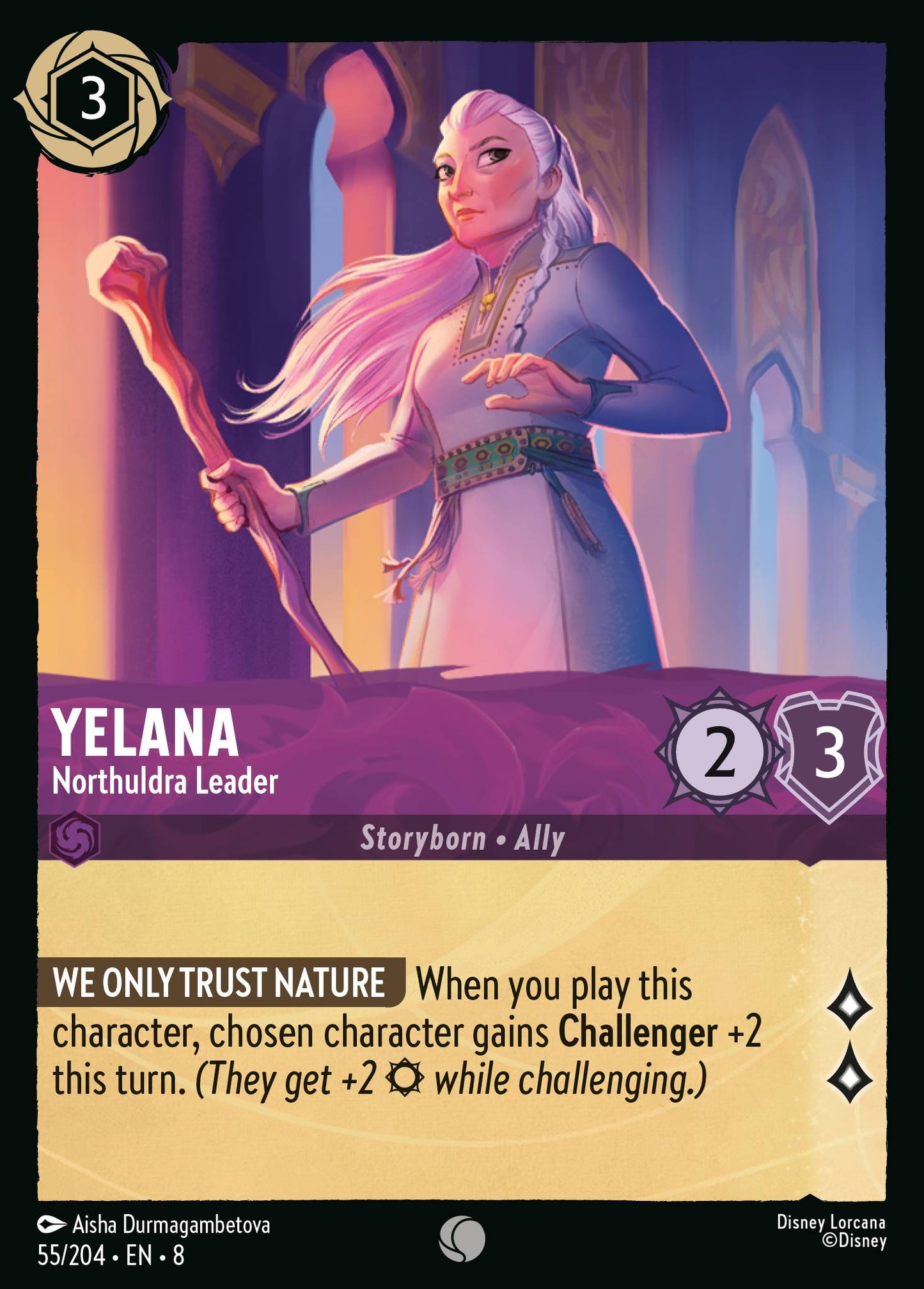 Yelana - Northuldra Leader - Common Lorcana Card