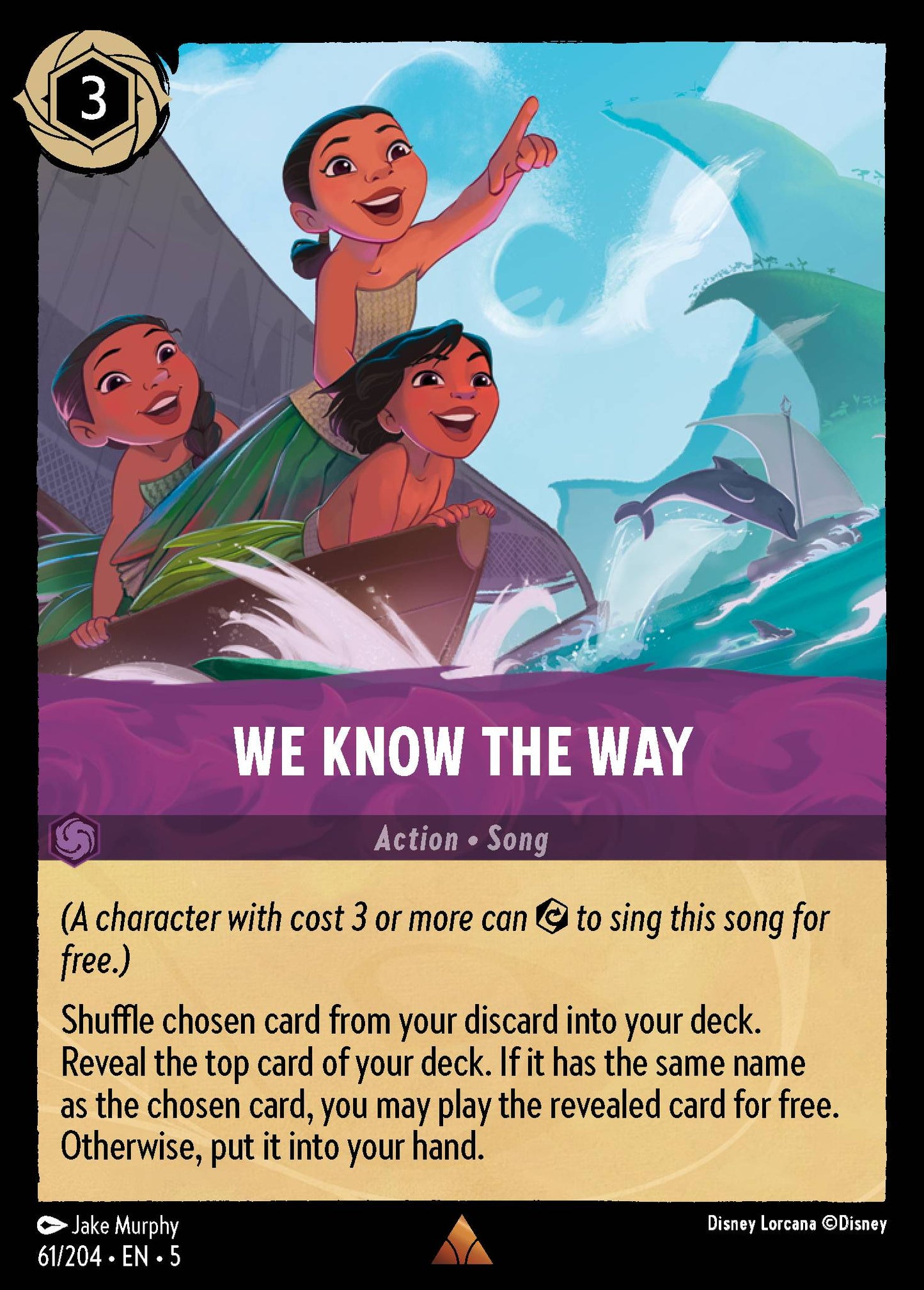 We Know the Way - Rare Lorcana Card