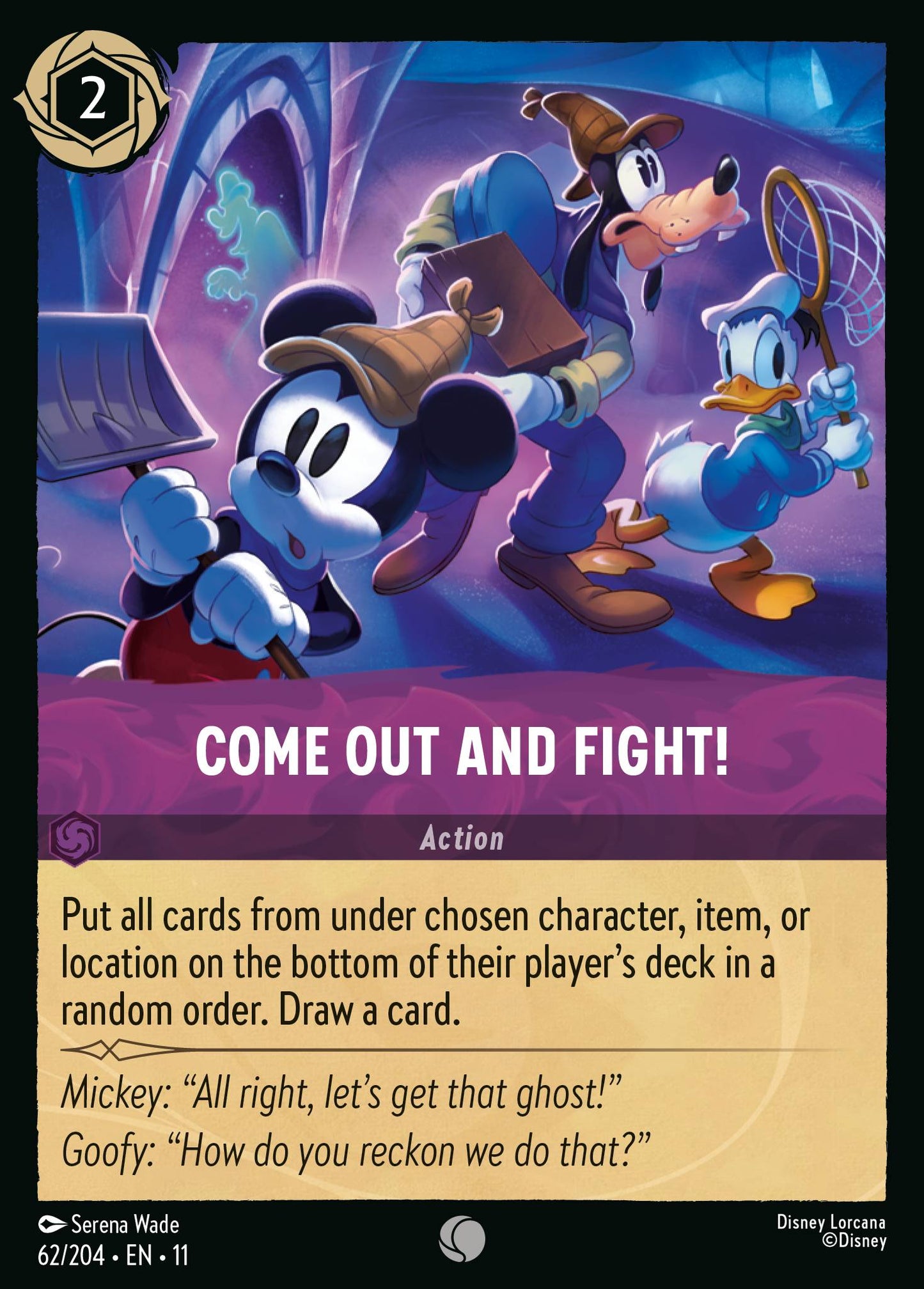 Come Out and Fight! - Common Lorcana Card