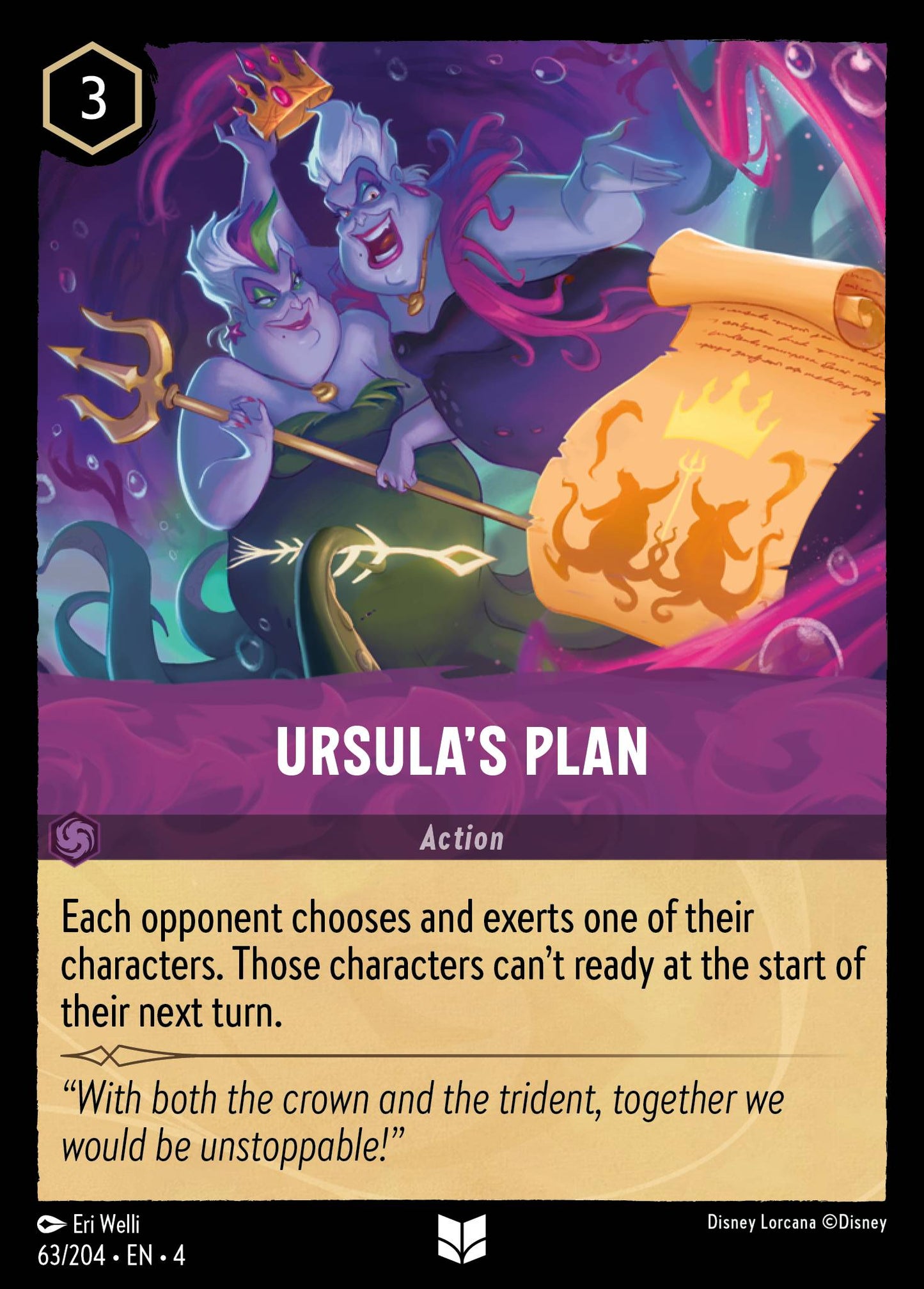 Ursula's Plan - Uncommon Lorcana Card