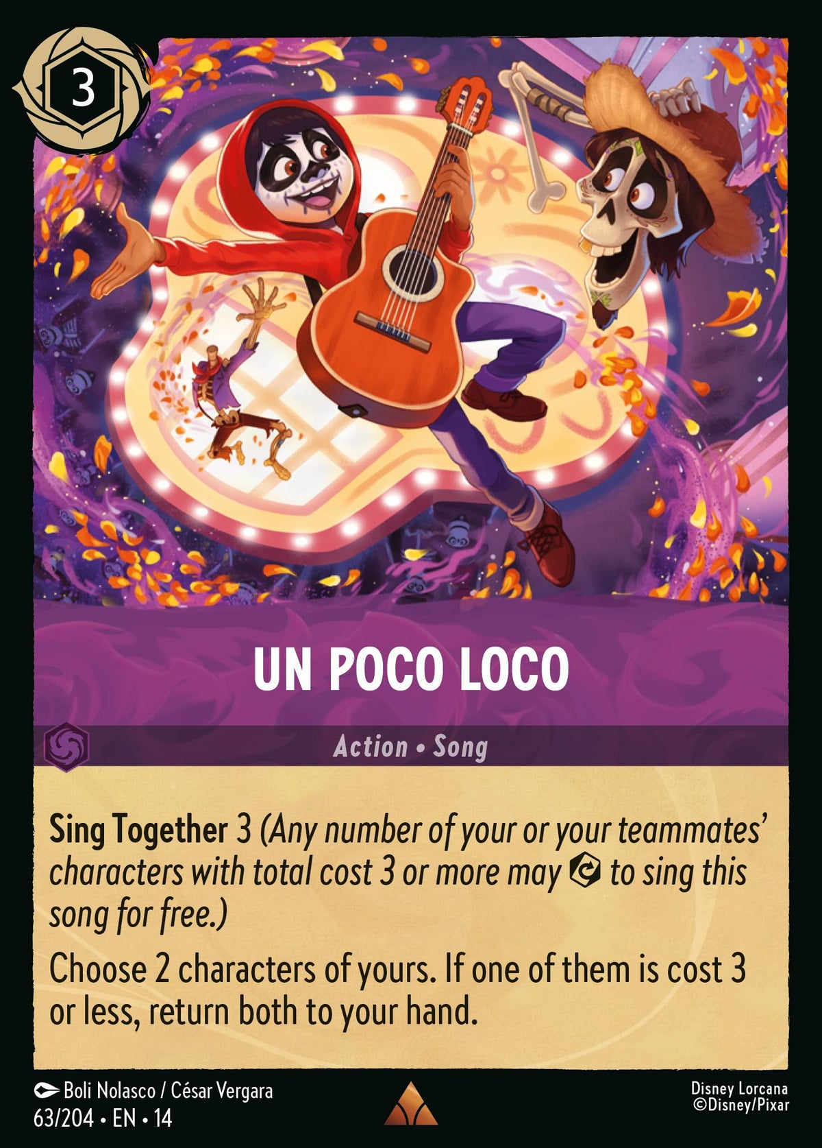 Un Poco Loco - Rare Lorcana Card