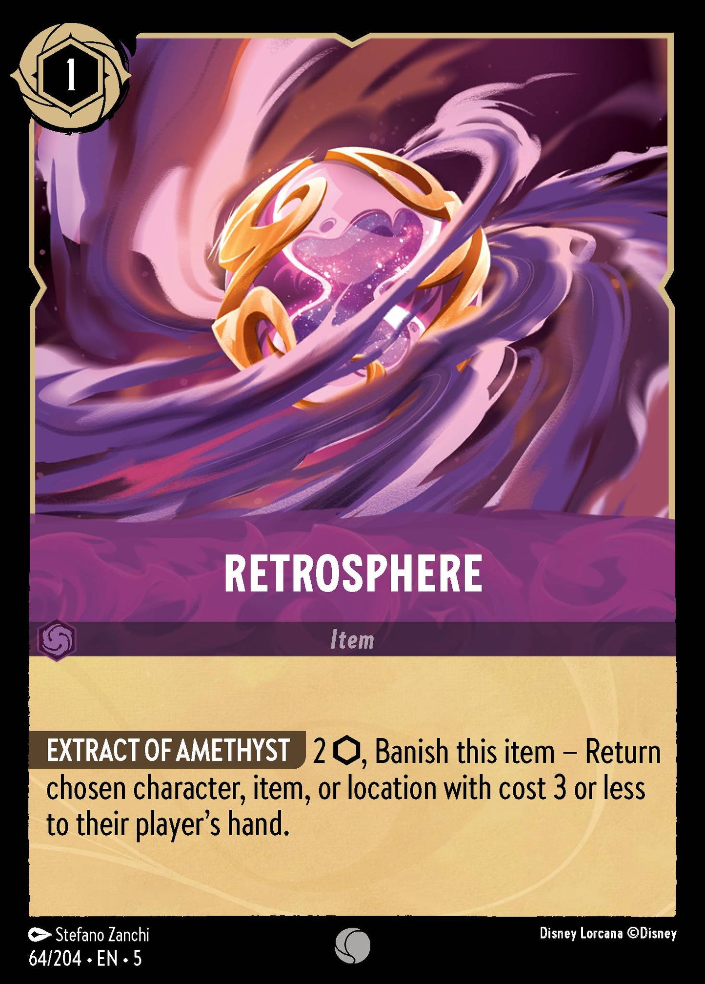 Retrosphere - Common Lorcana Card
