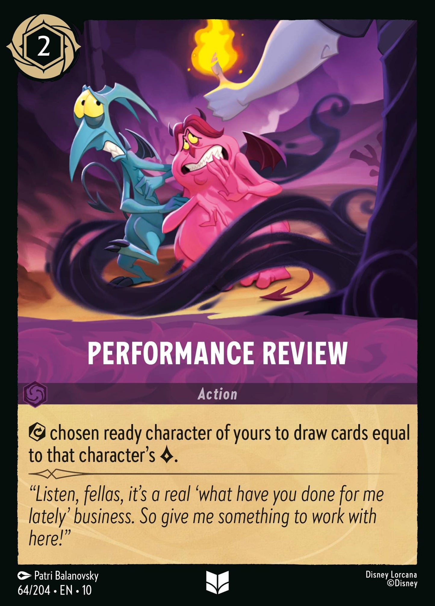 Performance Review - Uncommon Lorcana Card