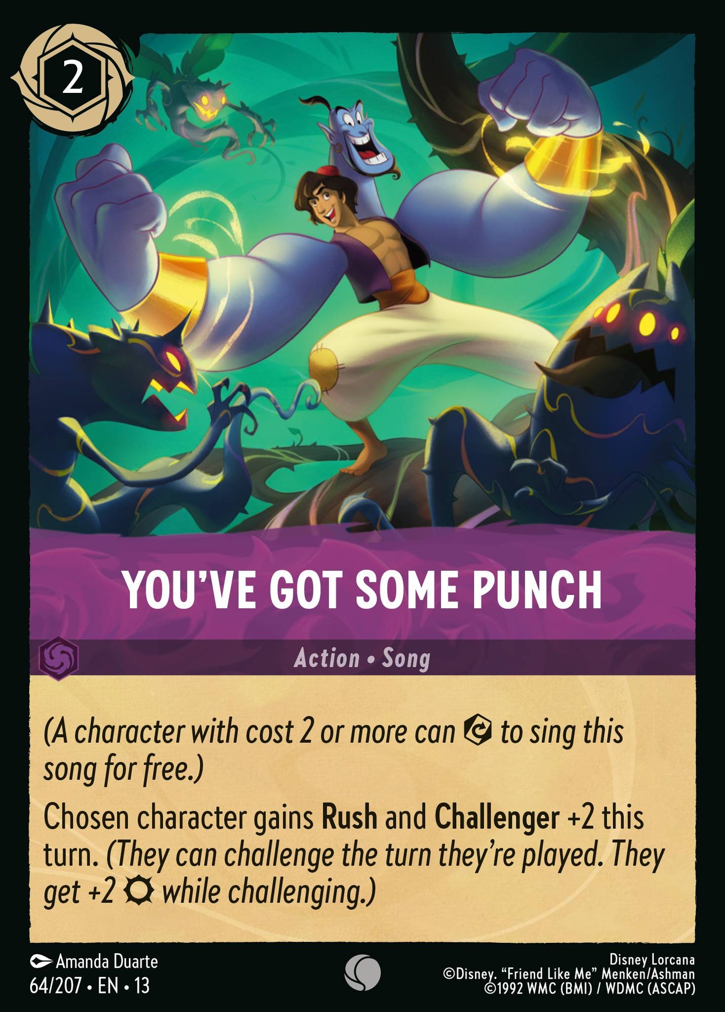 You've Got Some Punch - Common Lorcana Card