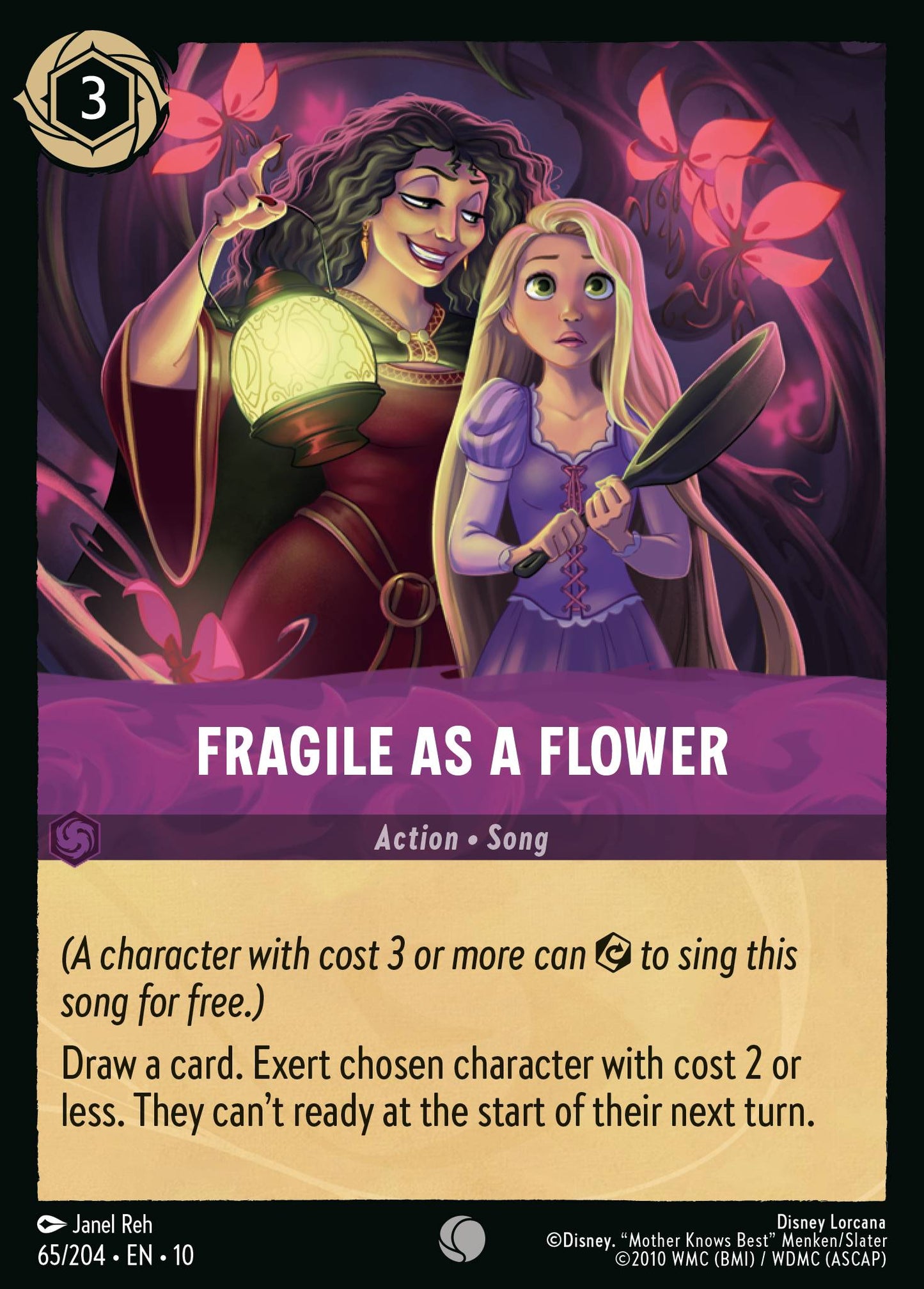 Fragile as a Flower - Common Lorcana Card