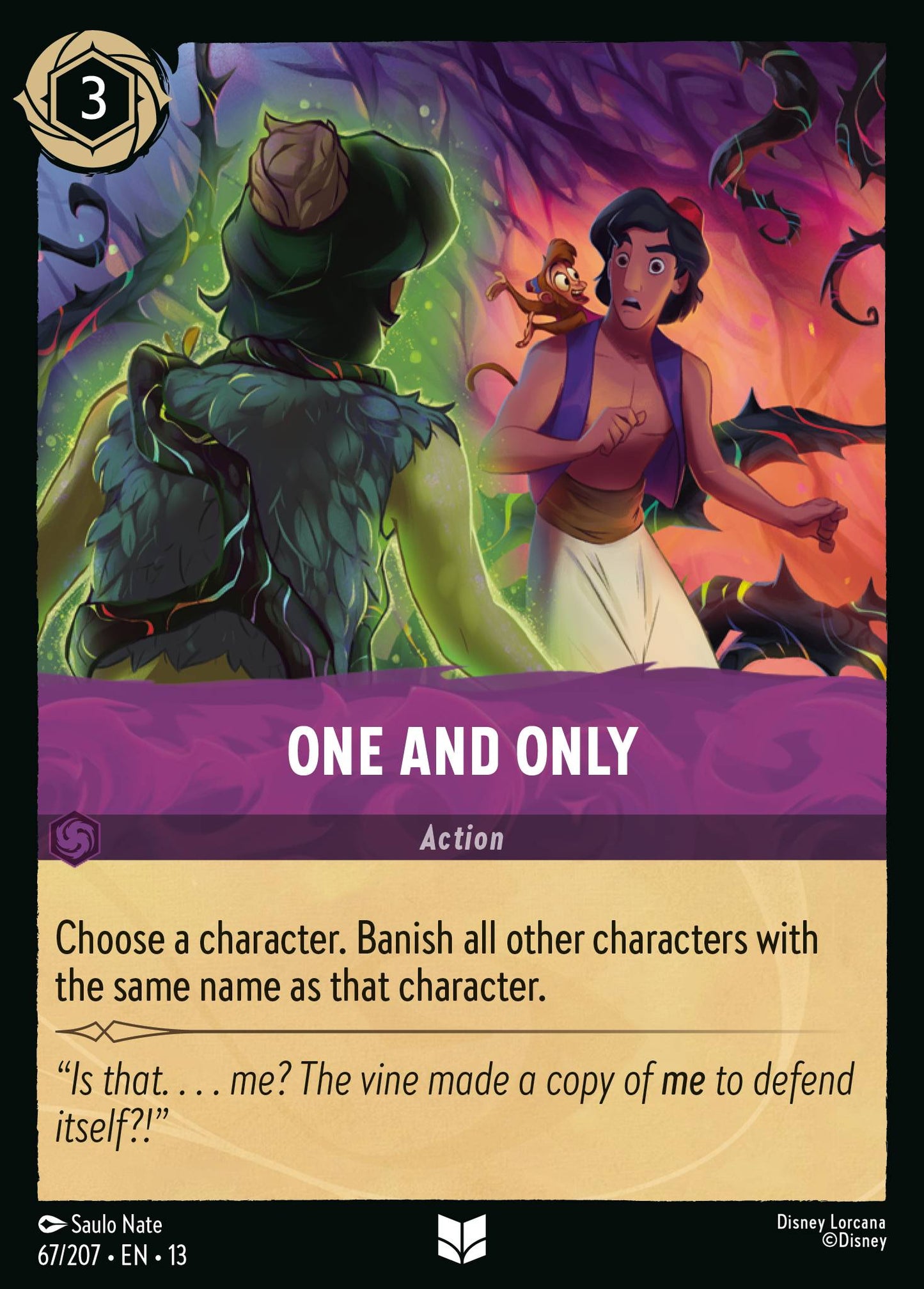 One and Only - Uncommon Lorcana Card