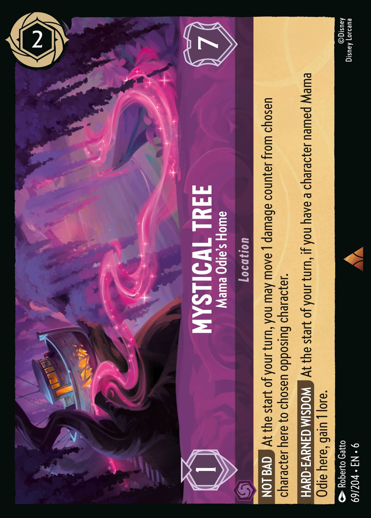 Mystical Tree - Mama Odie's Home - Rare Lorcana Card