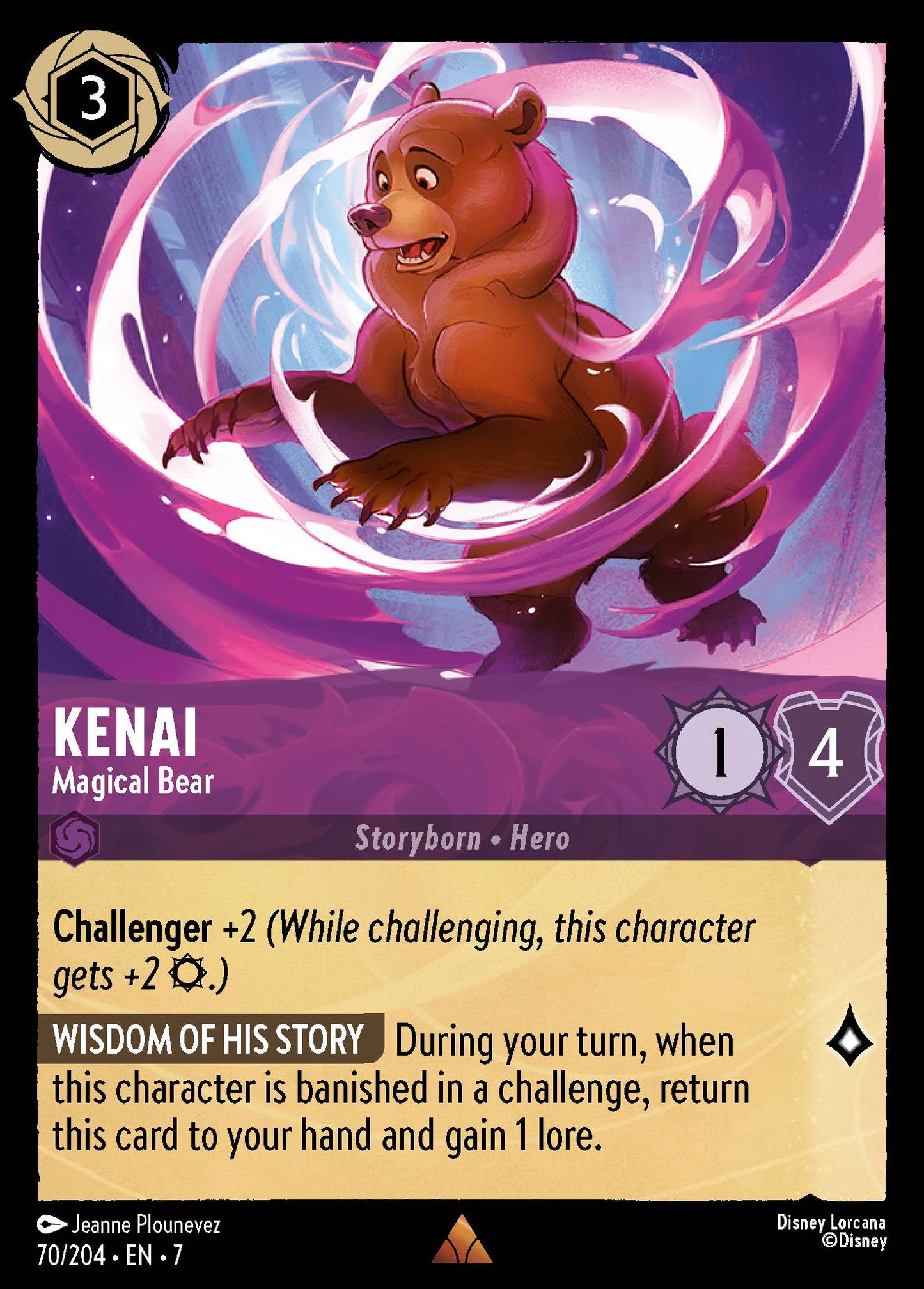 Kenai - Magical Bear - Rare Lorcana Card