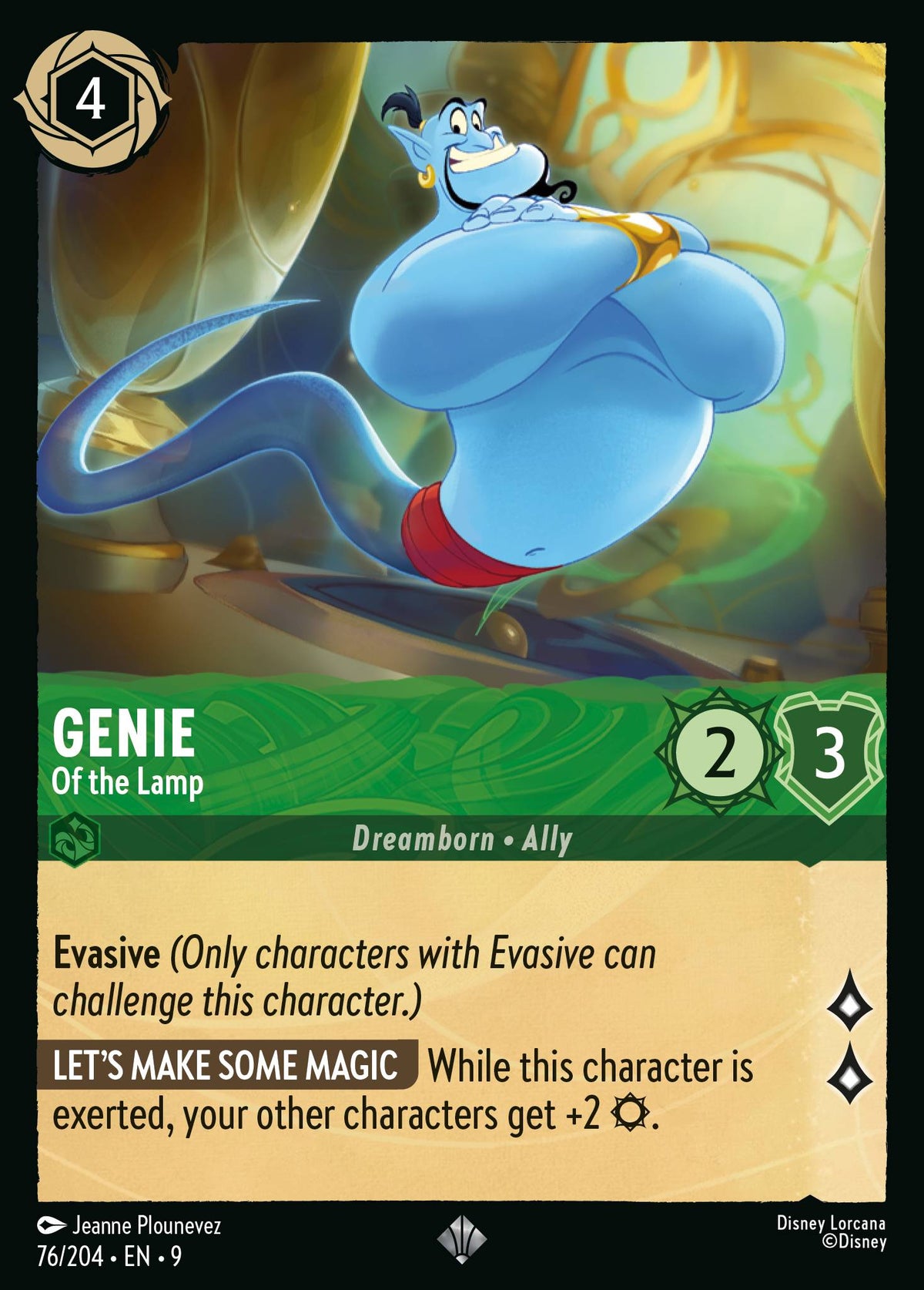 Genie - Of the Lamp - Super Rare Lorcana Card