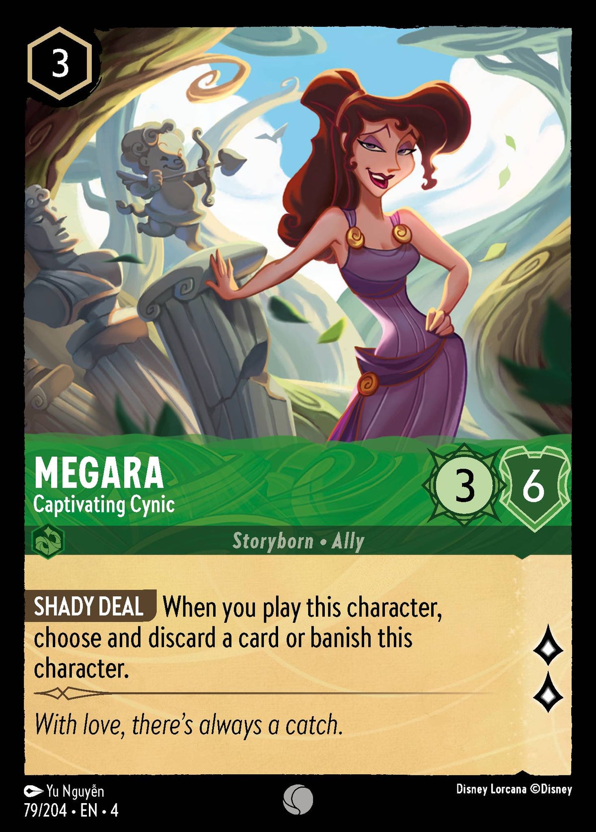 Megara - Captivating Cynic - Common Lorcana Card
