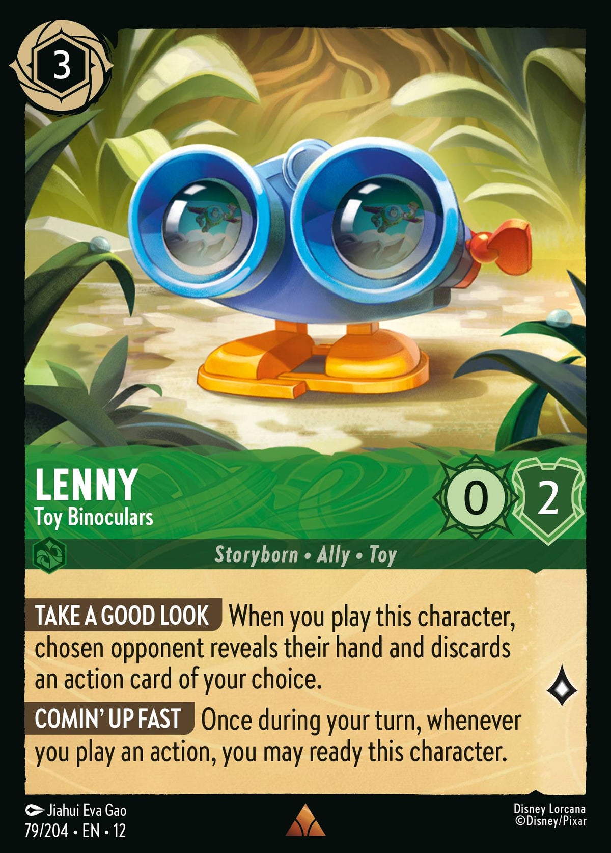 Lenny - Toy Binoculars - Rare Lorcana Card