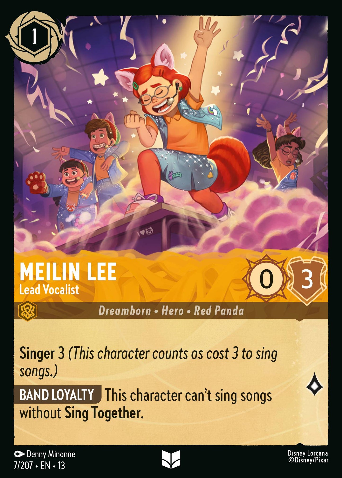 Meilin Lee - Lead Vocalist - Uncommon Lorcana Card