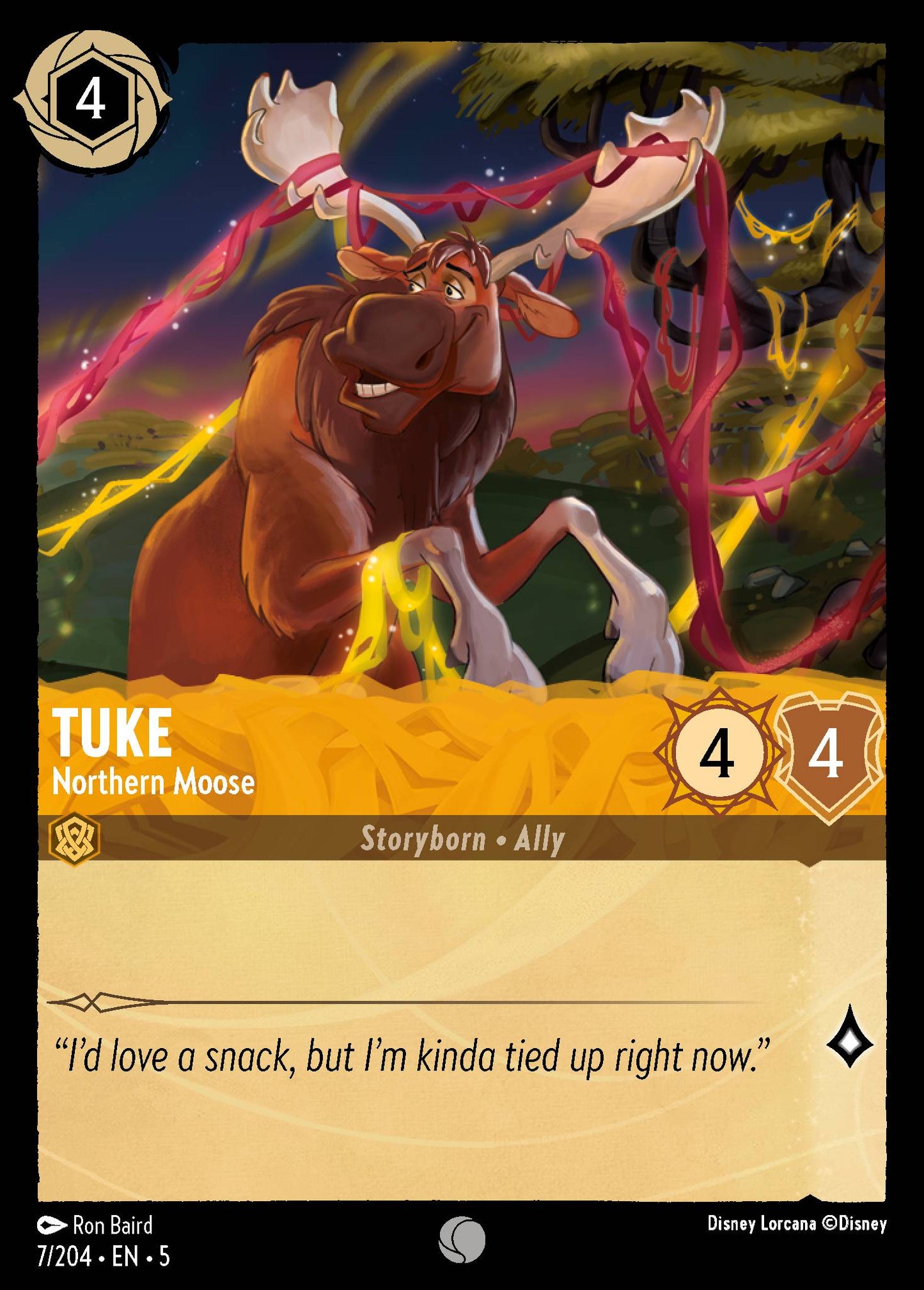 Tuke - Northern Moose - Common Lorcana Card